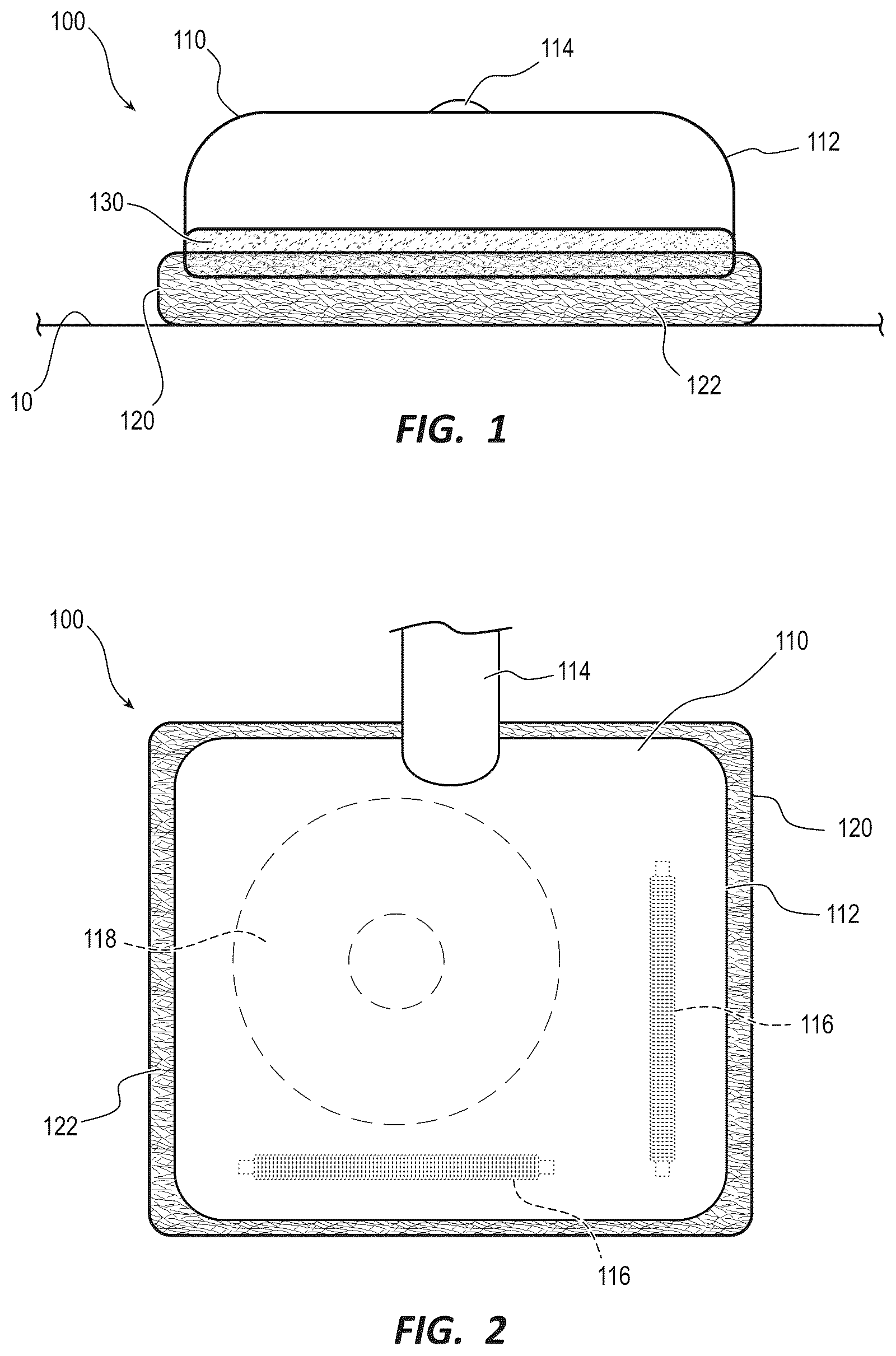 Patent US12310802 Figure 1 – Nanofiber adhesives for navigation tracker fixation