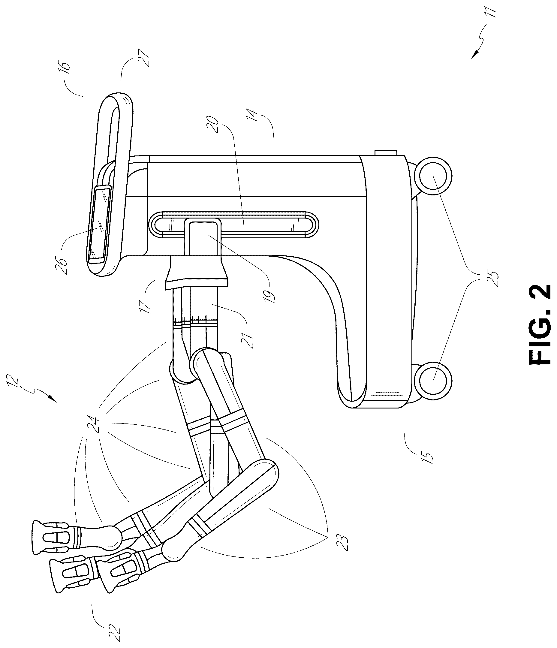 Patent US12310803 Figure 2 – Functional indicators for robotic medical systems