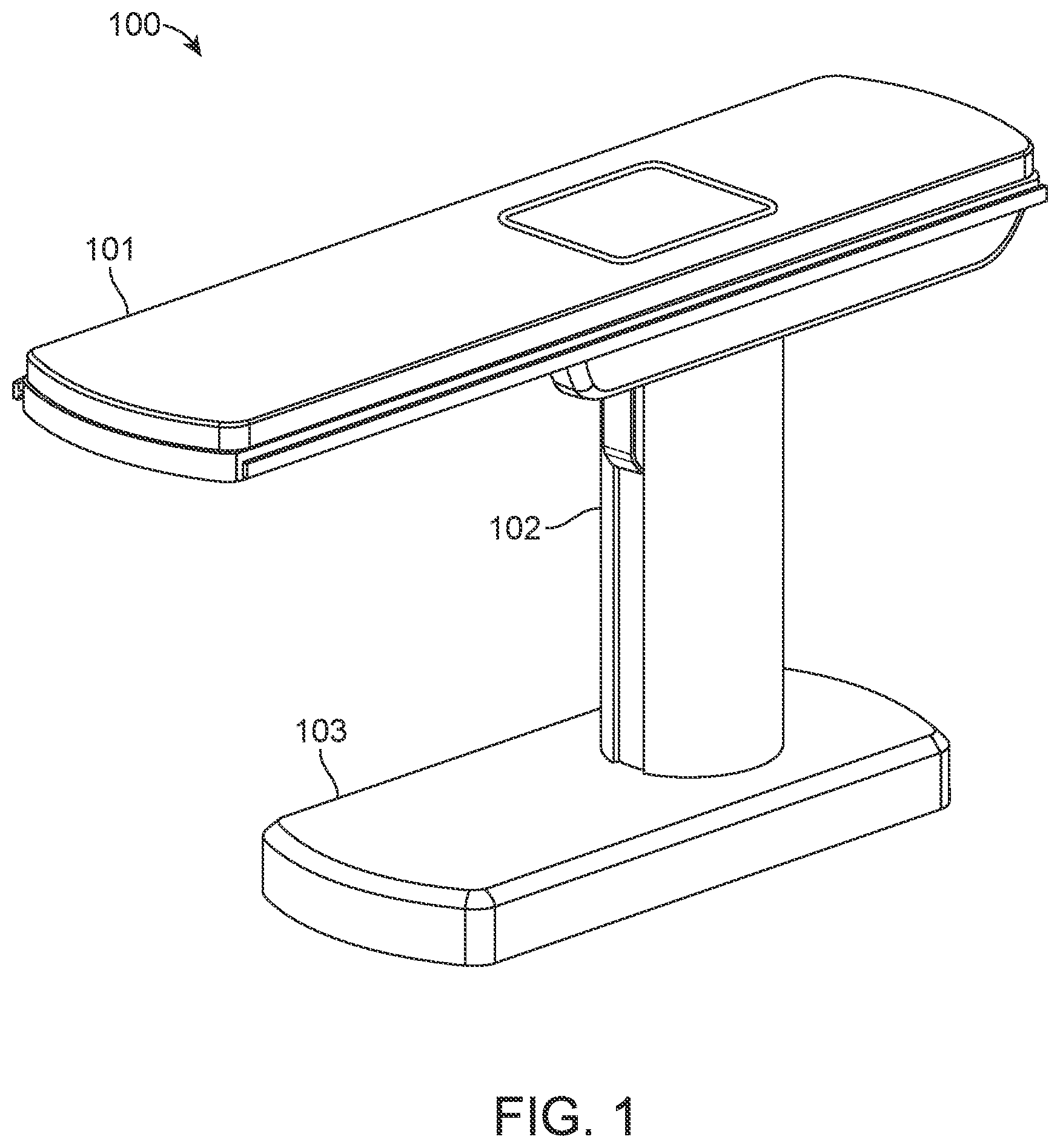 Patent US12310804 — Surgical platform with adjustable arm supports — Figure 1