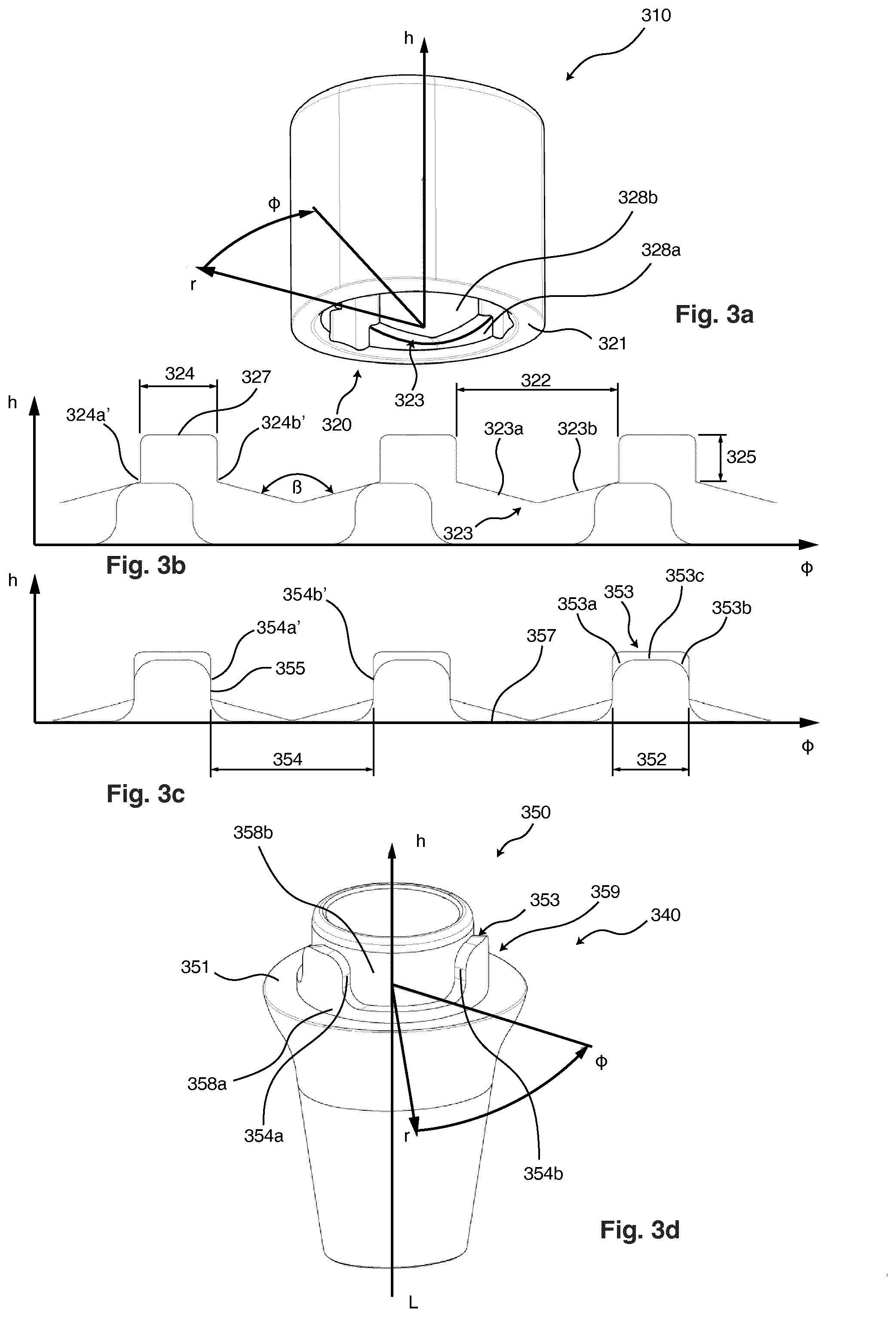 Patent US12310806 Figure 5 – Dental component with an interface