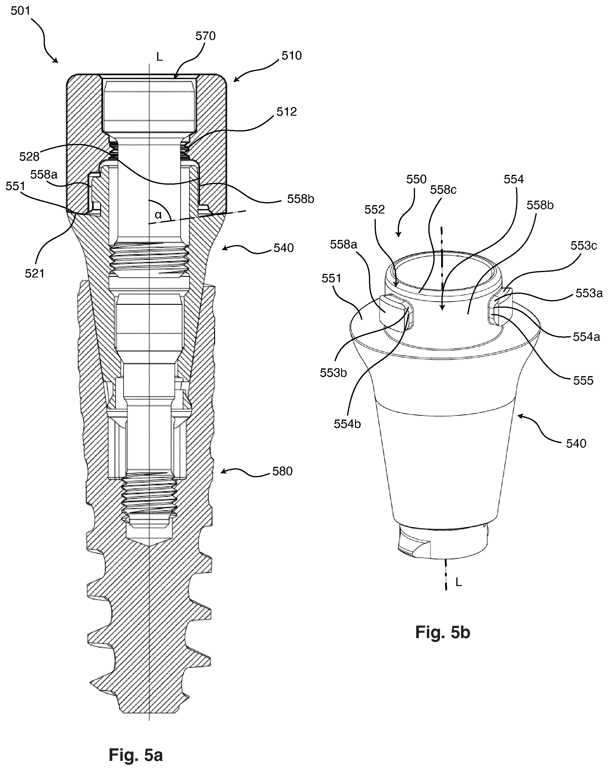 Patent US12310806 Figure 7 – Dental component with an interface