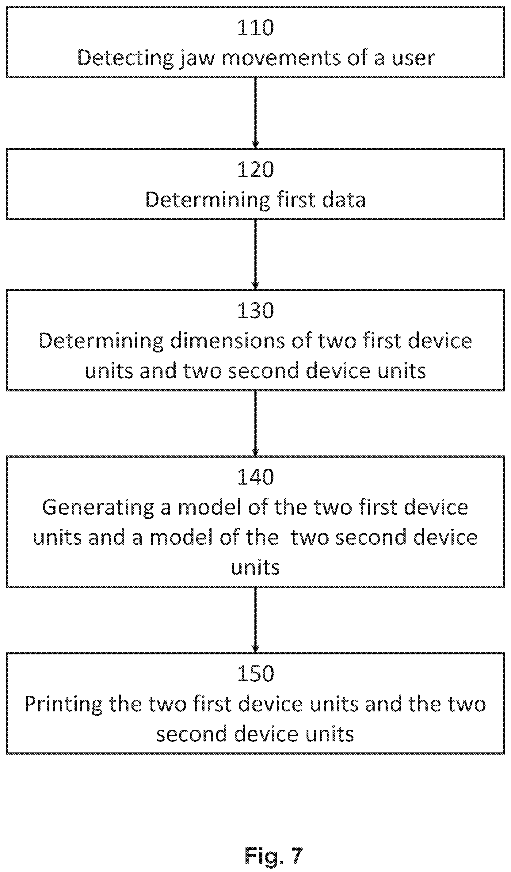 Patent US12310807 Figure 7 – Device for simulating jaw movements and a method for generating the device