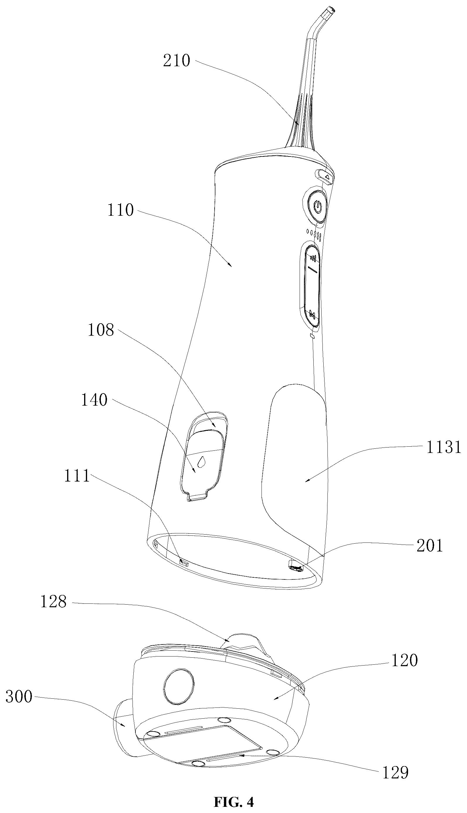 Patent US12310808 Figure 4 – Water flosser