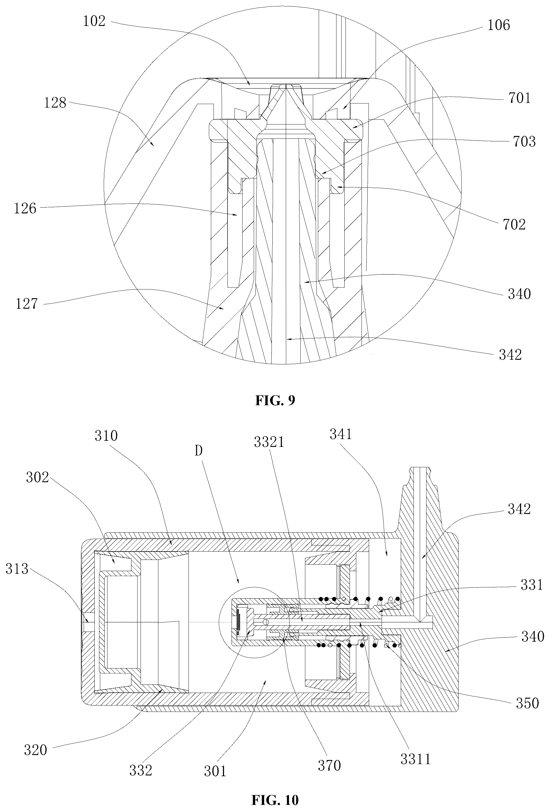 Patent US12310808 Figure 8 – Water flosser
