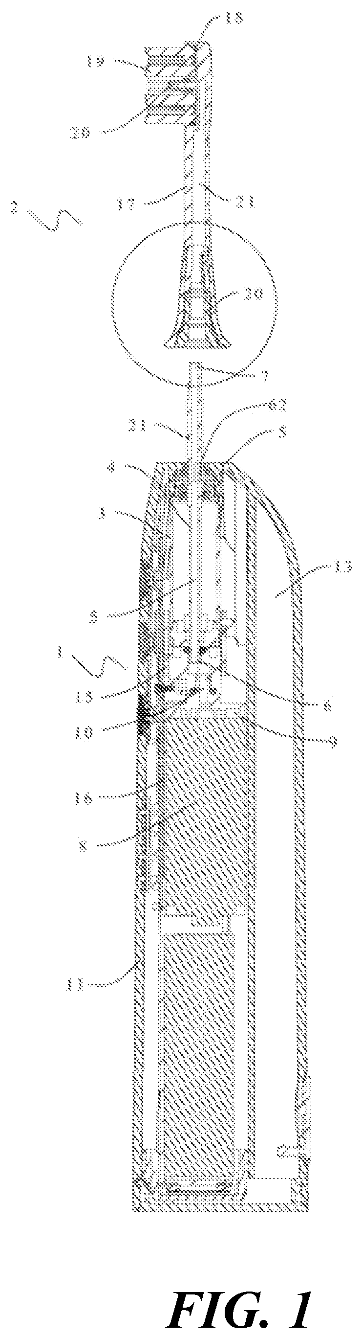 Patent US12310809 Figure 1 – Oral care device
