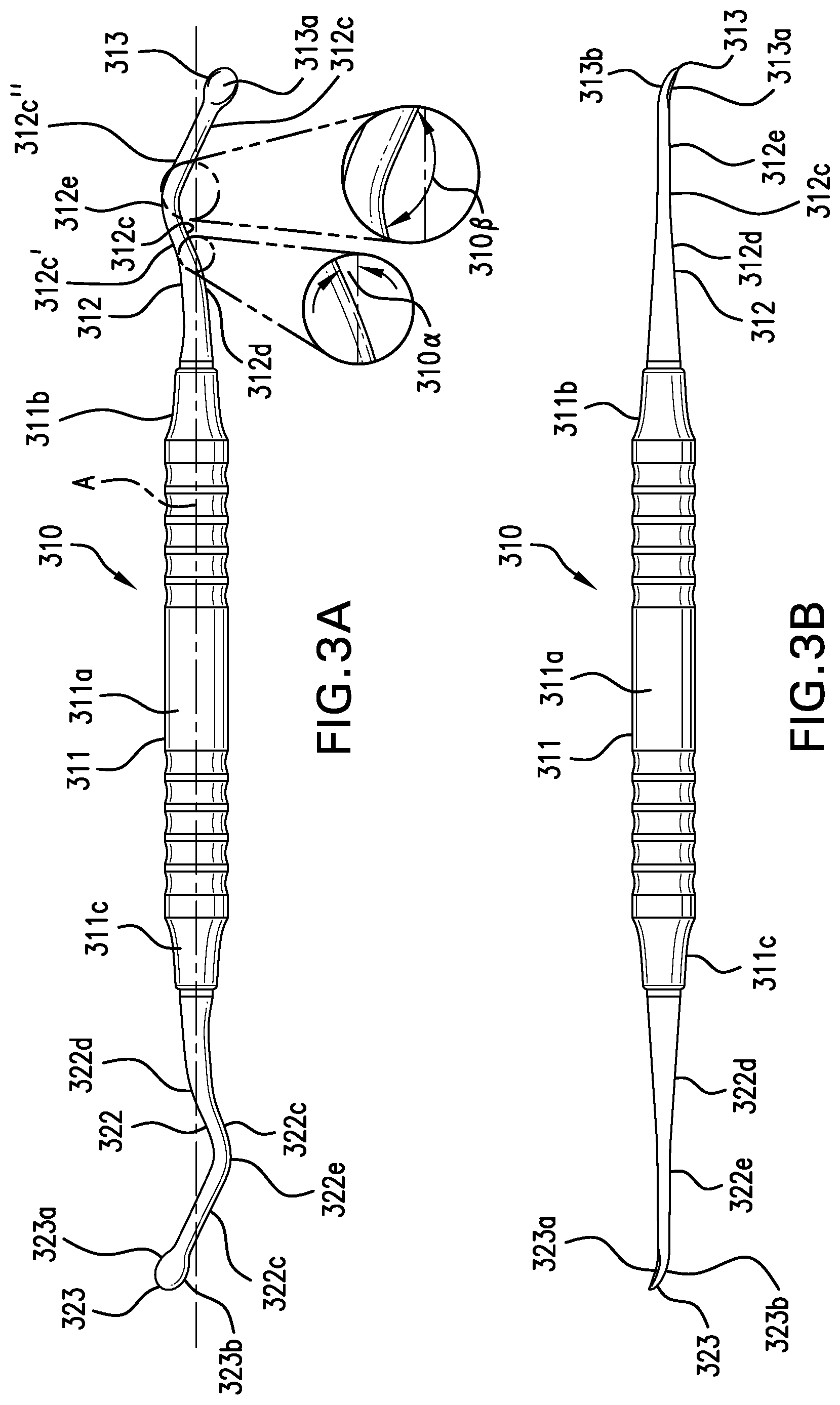 Patent US12310814 Figure 4 – Devices for conducting subperiosteal minimally invasive aesthetic jaw bone grafting augmentation and their use