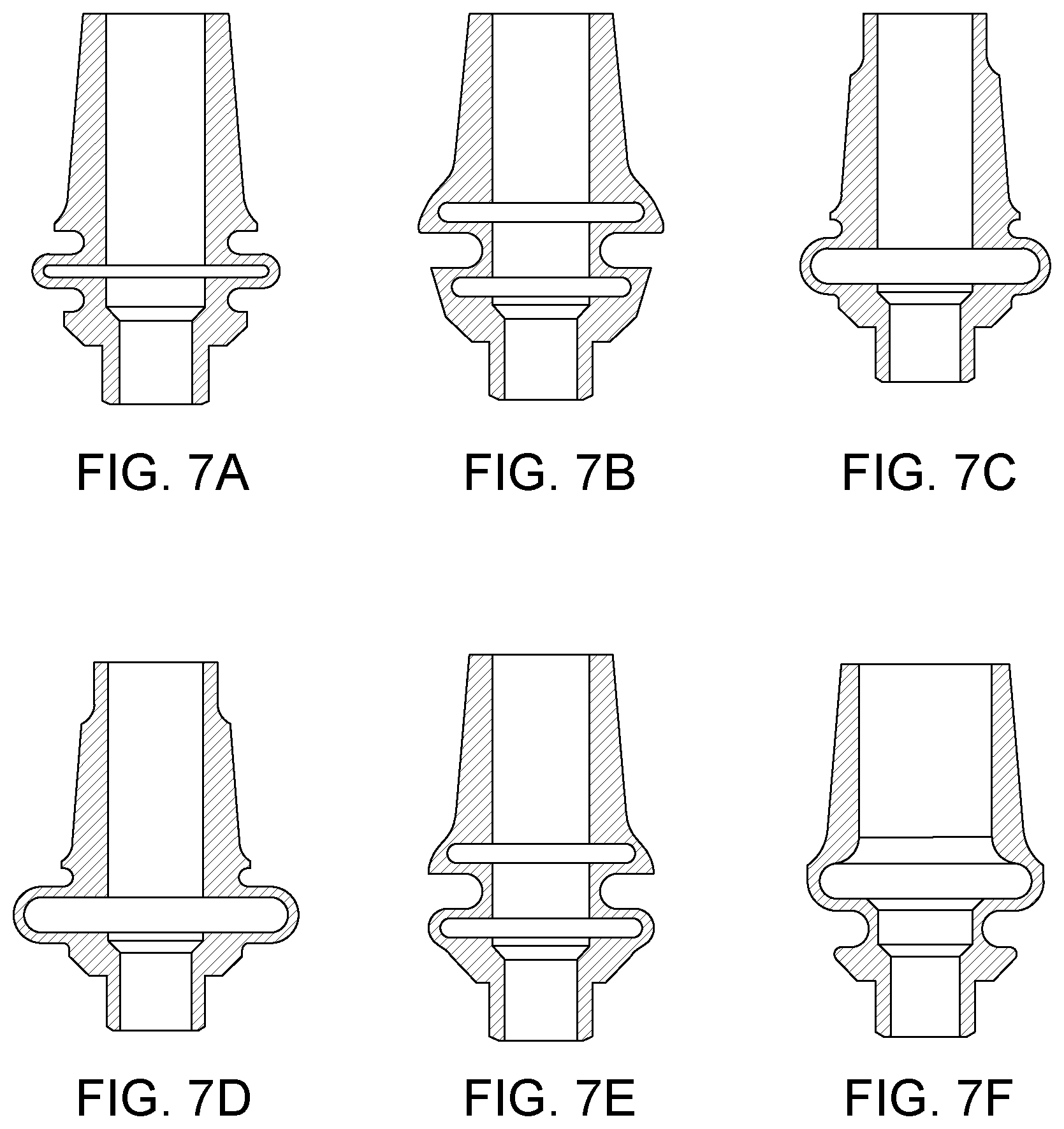 Patent US12310816 Figure 7 – Flexible abutment for use with dental implant