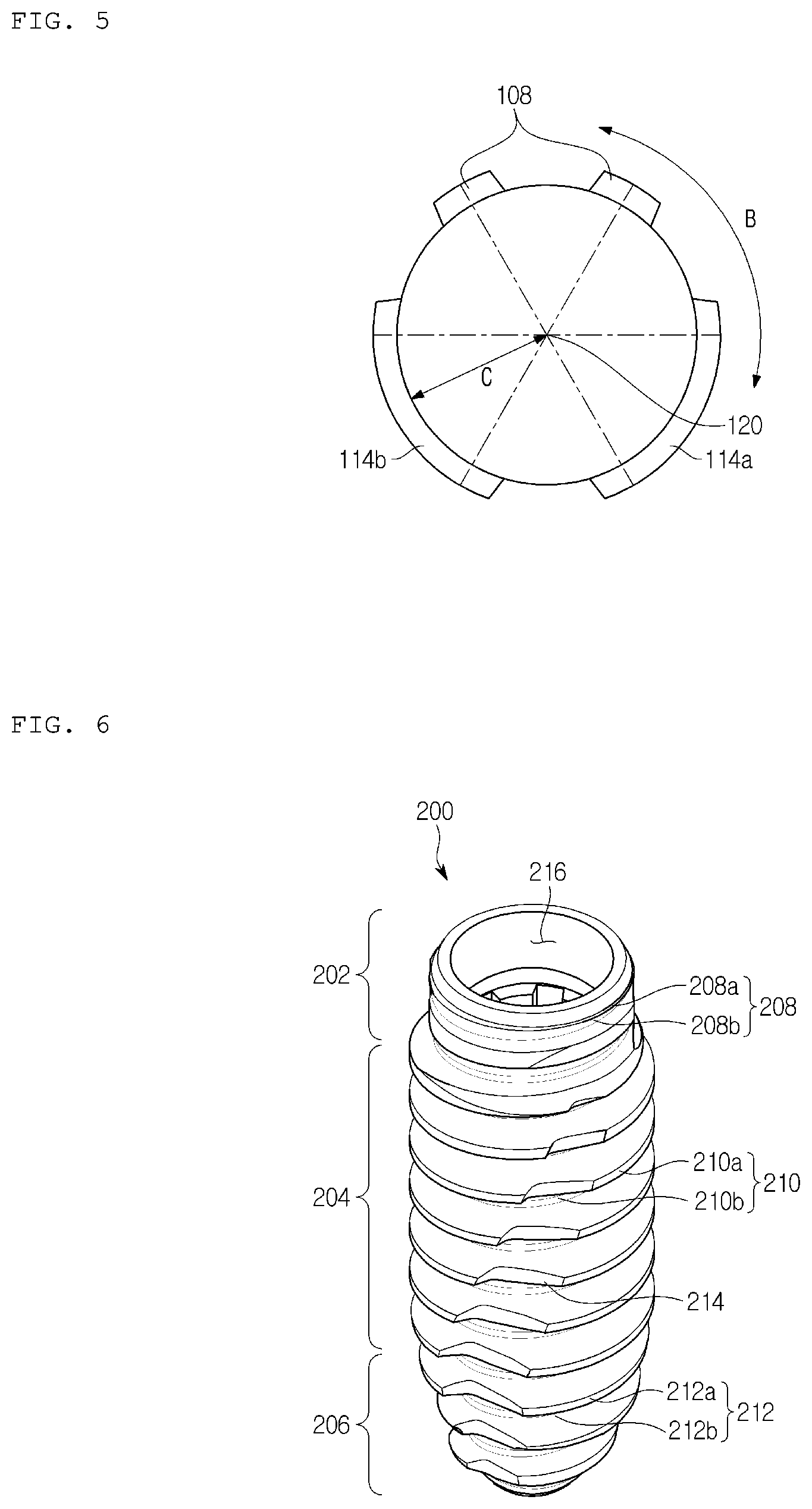 Patent US12310817 Figure 5 – Fixture engagement structure, fixture and dental implant assembly