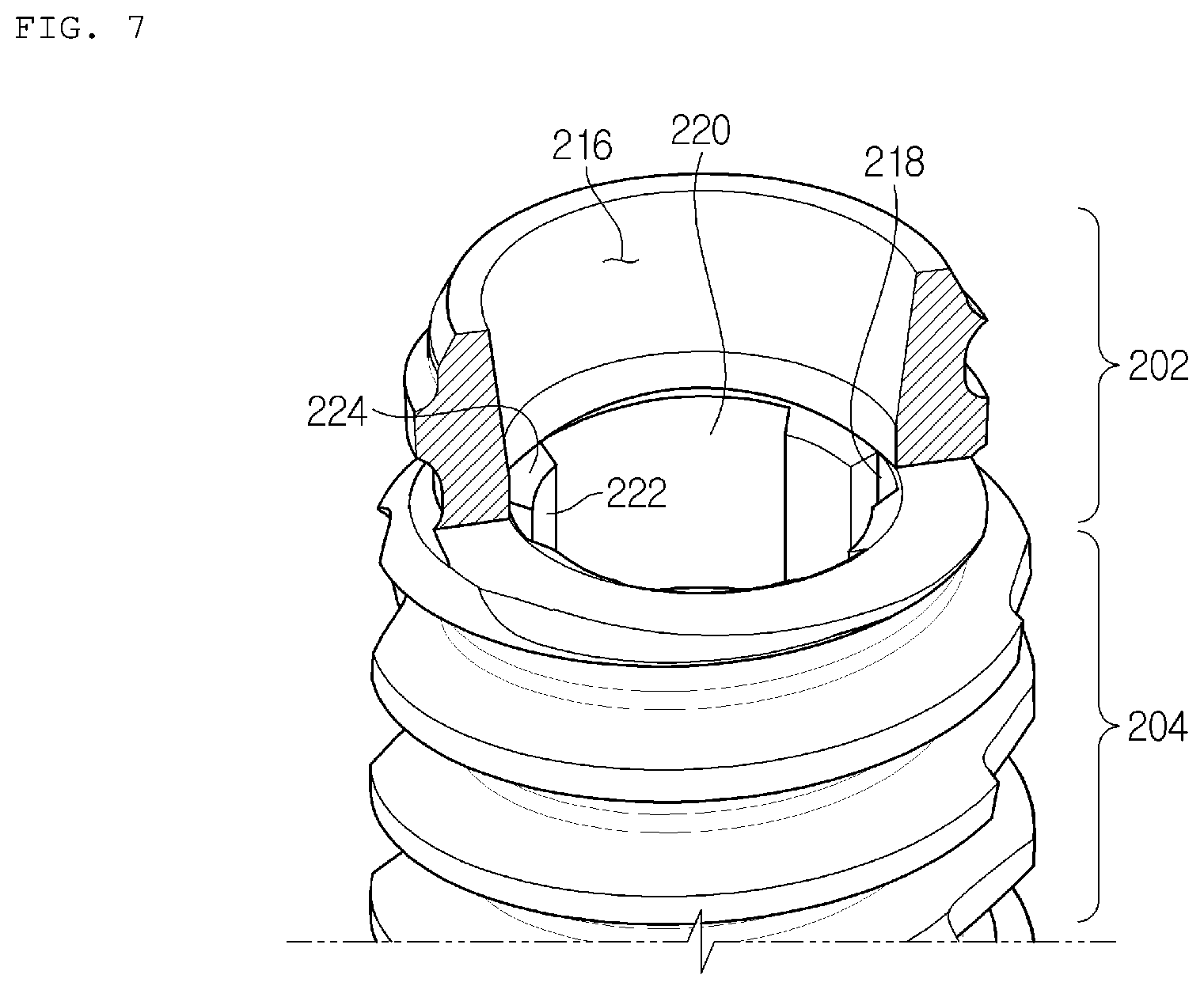 Patent US12310817 Figure 6 – Fixture engagement structure, fixture and dental implant assembly