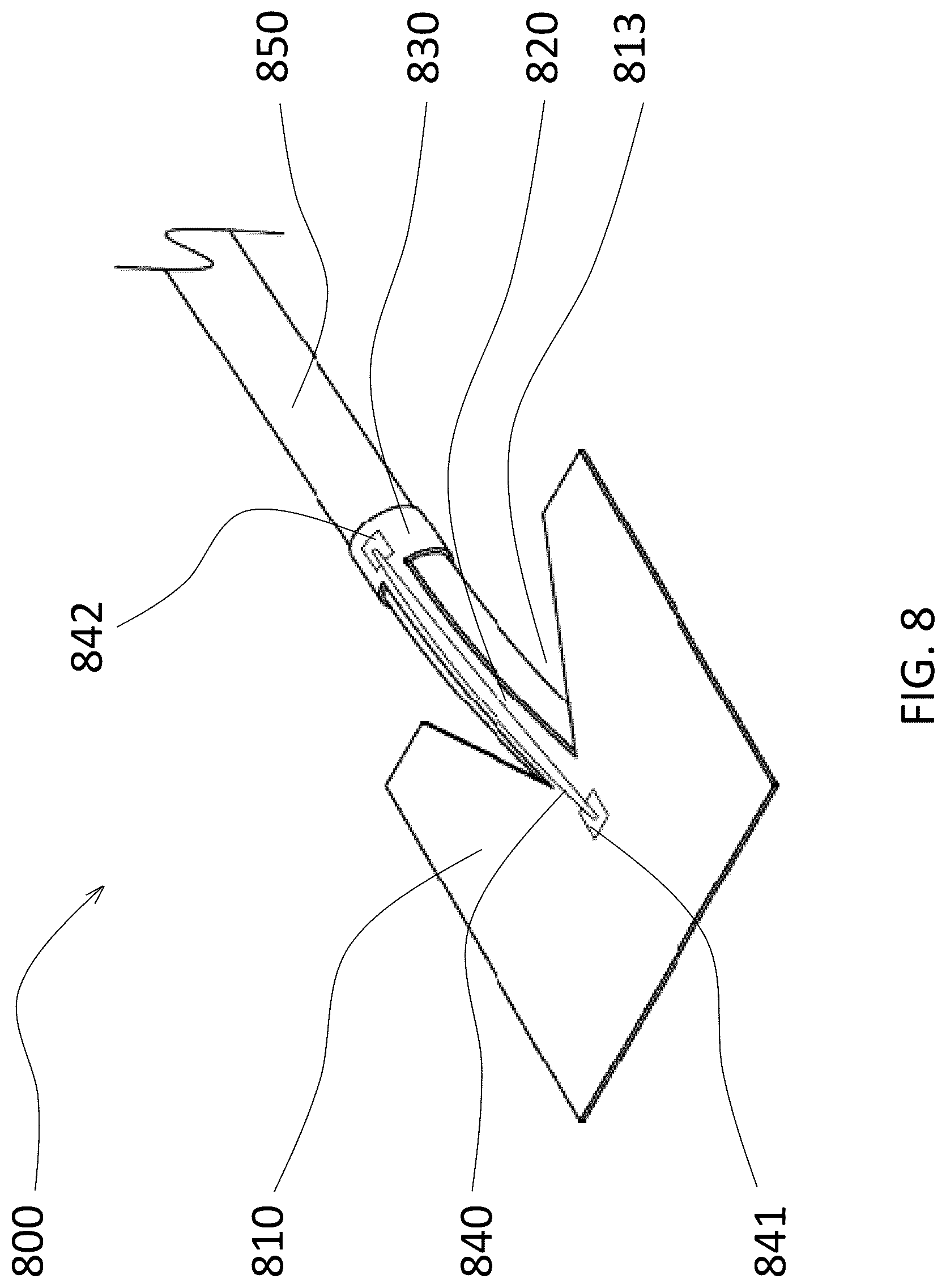 Patent US12310824 Figure 8 – Surgical dressing for drains