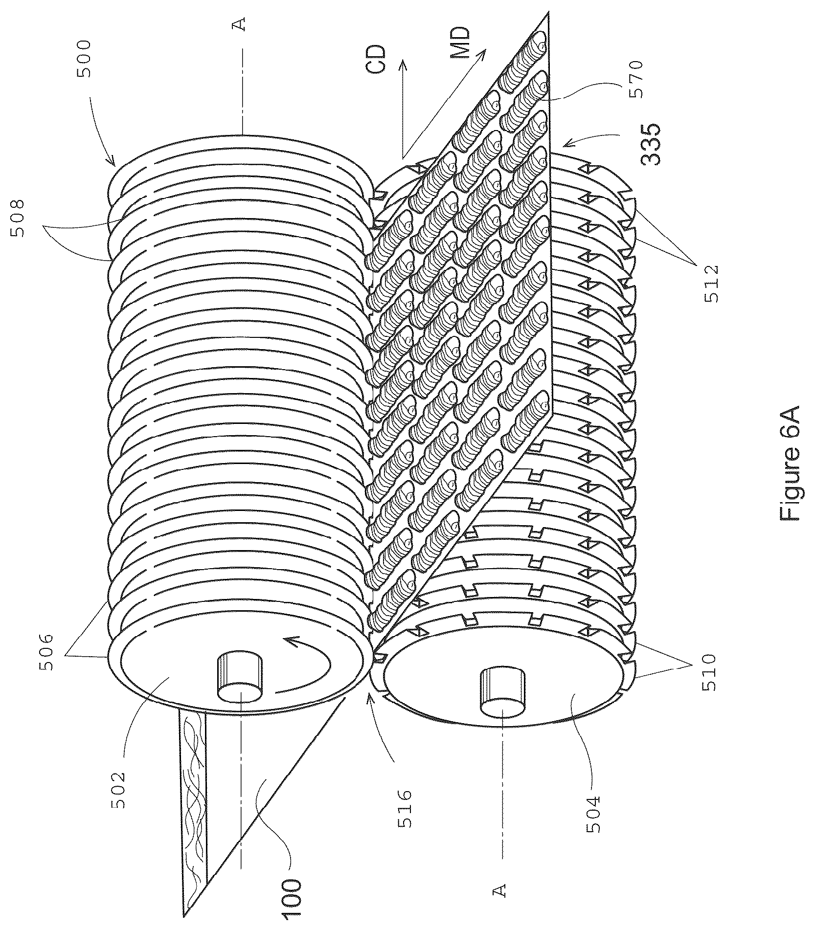 Patent US12310825 Figure 14 – Absorbent article with conforming features