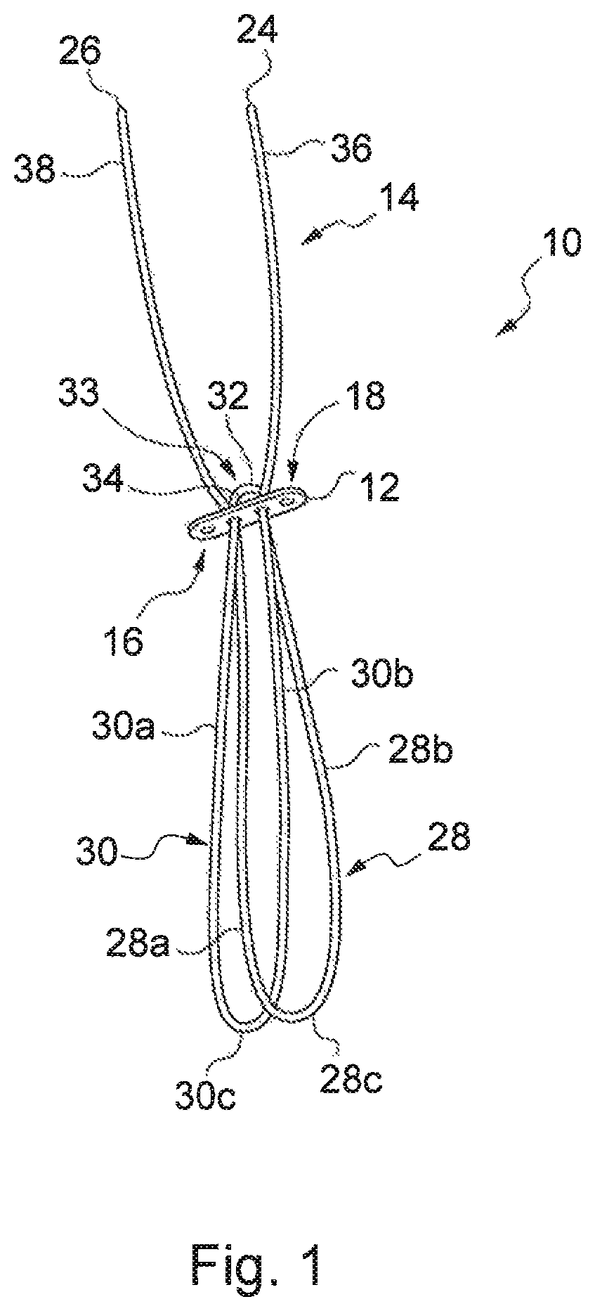 Patent US12310840 Figure 1 – Implant assembly and associated methods of manufacturing