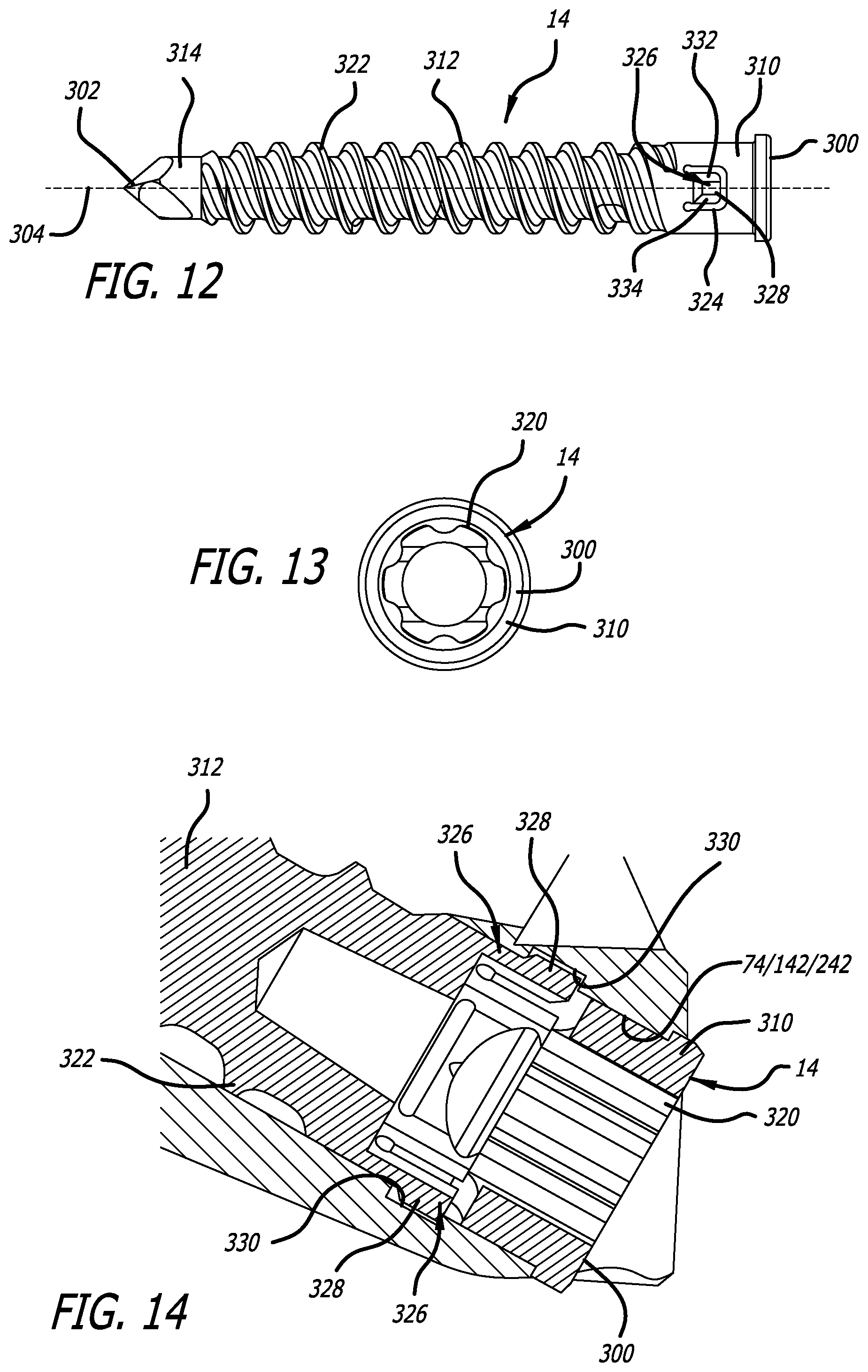 Patent US12310855 Figure 9 – End cap and bone screw for use therewith