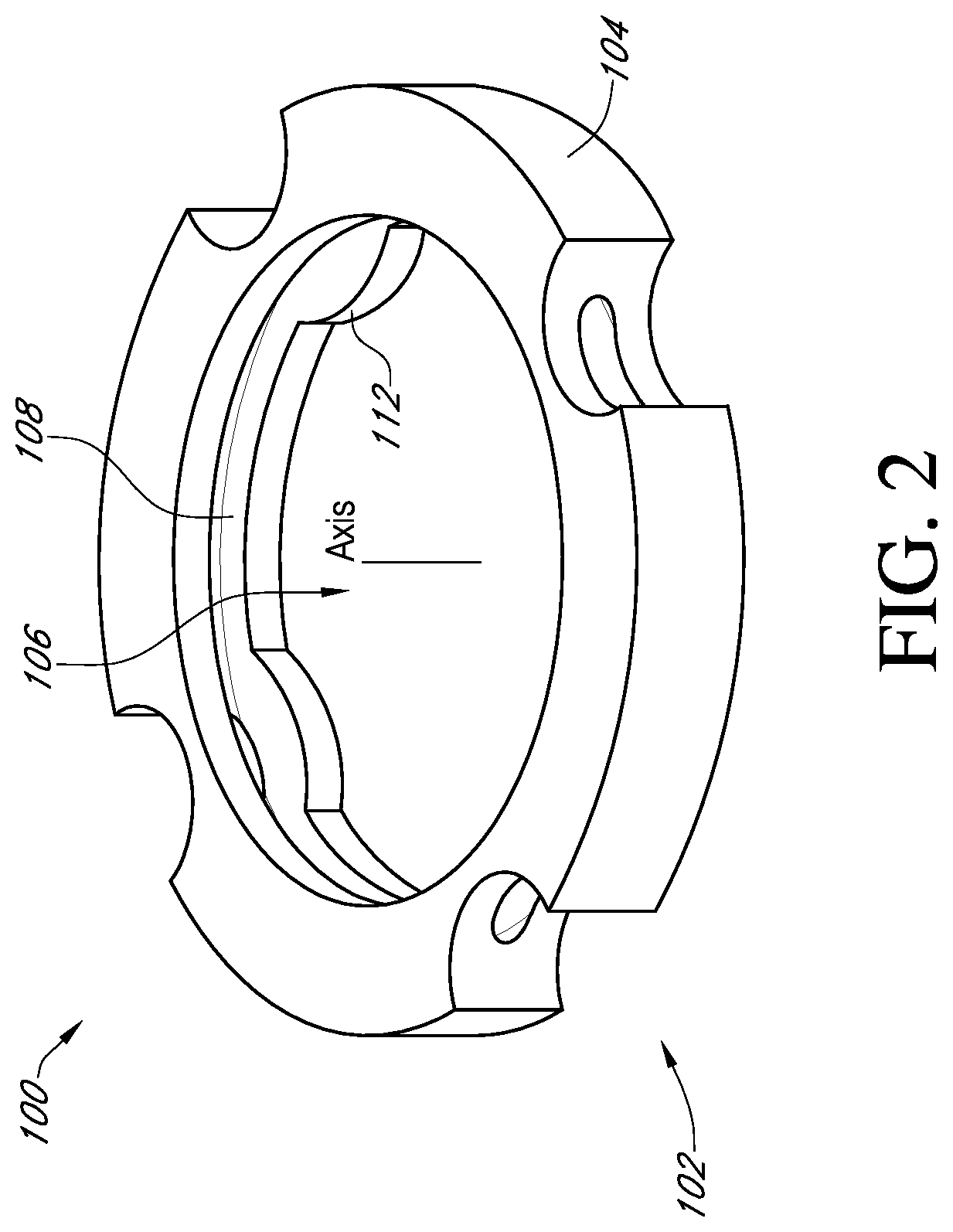 Patent US12310857 Figure 2 – Total shoulder prosthesis having inset glenoid implant convertible from anatomic to reverse