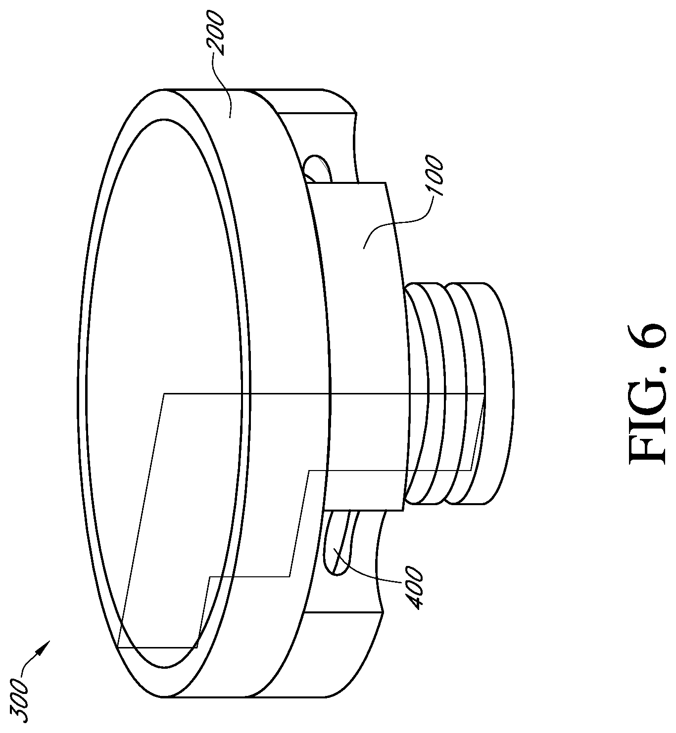 Patent US12310857 Figure 6 – Total shoulder prosthesis having inset glenoid implant convertible from anatomic to reverse