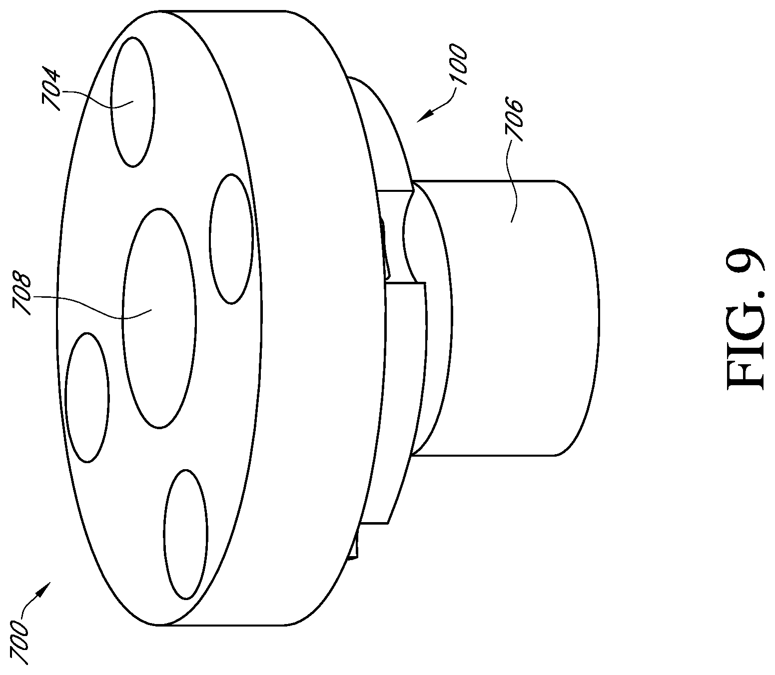 Patent US12310857 Figure 9 – Total shoulder prosthesis having inset glenoid implant convertible from anatomic to reverse