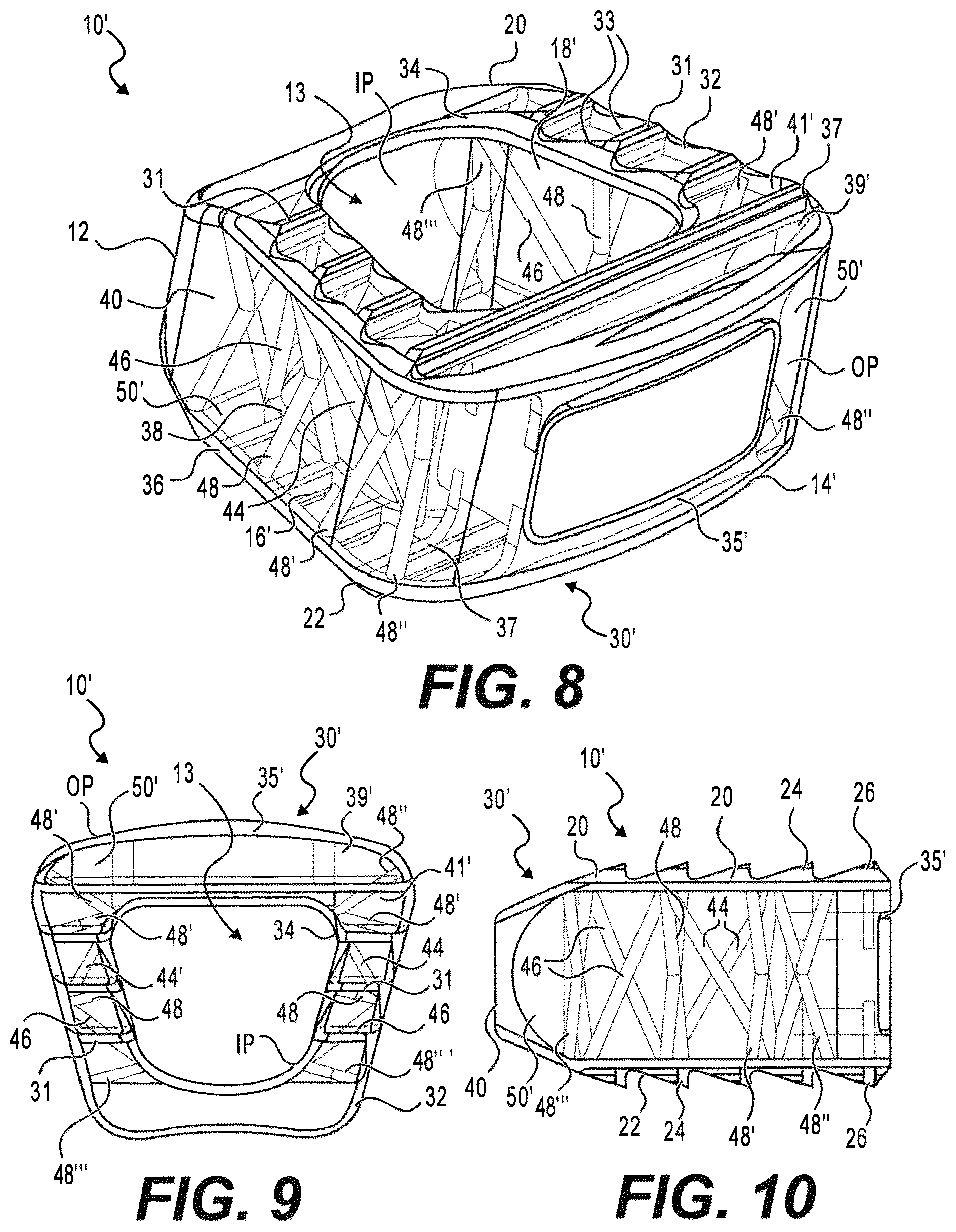 Patent US12310859 Figure 3 – Intervertebral spinal implant