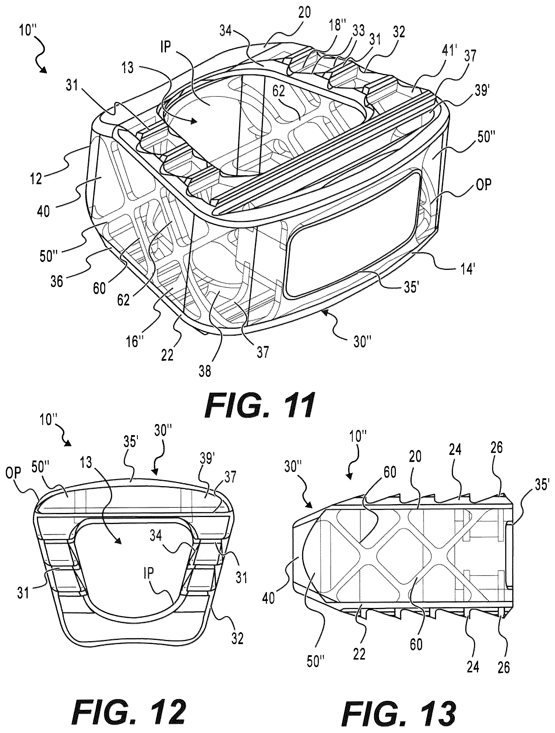 Patent US12310859 Figure 4 – Intervertebral spinal implant