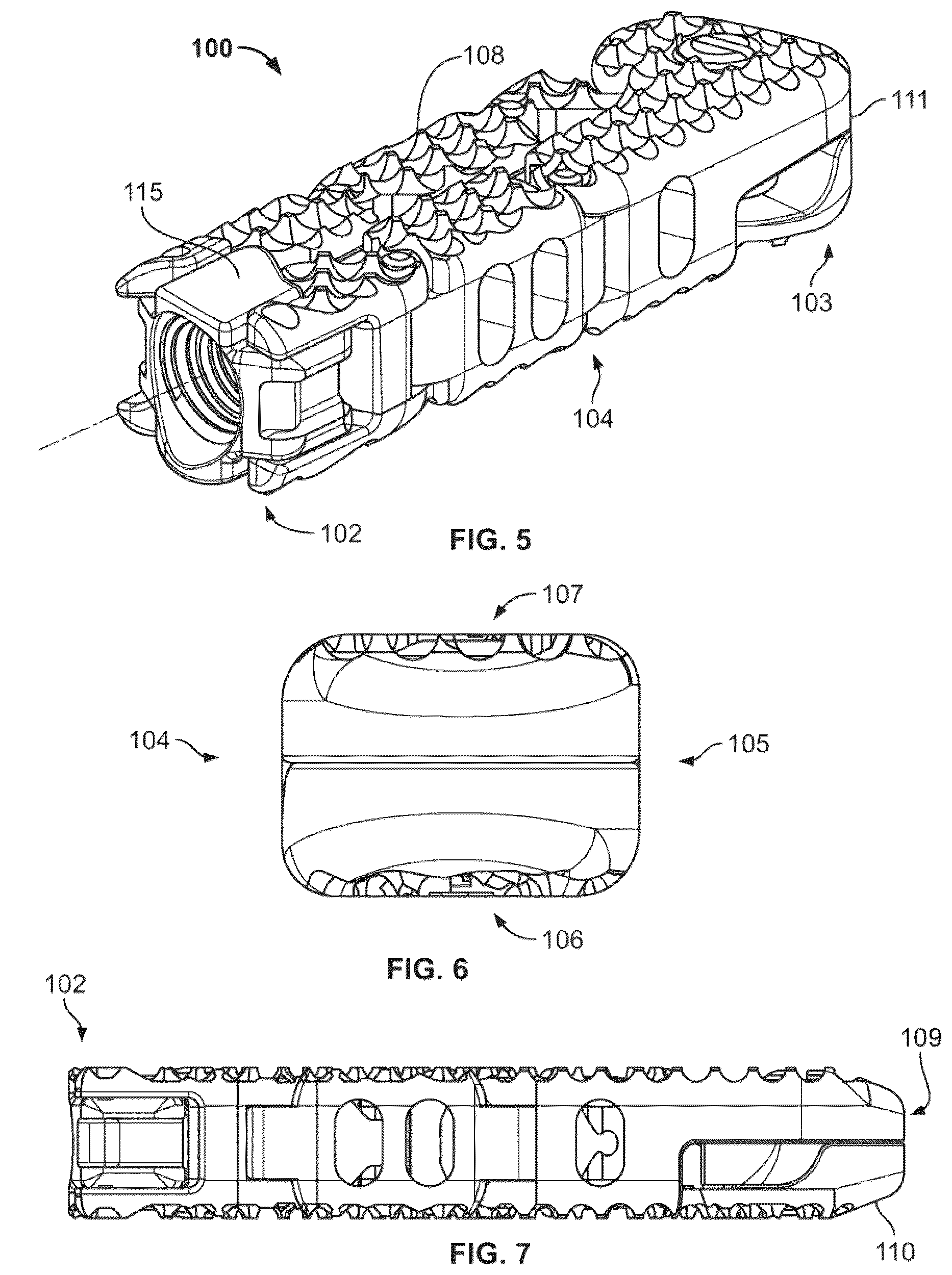 Patent US12310862 Figure 3 – Expandable spinal fusion implant, related instruments and methods