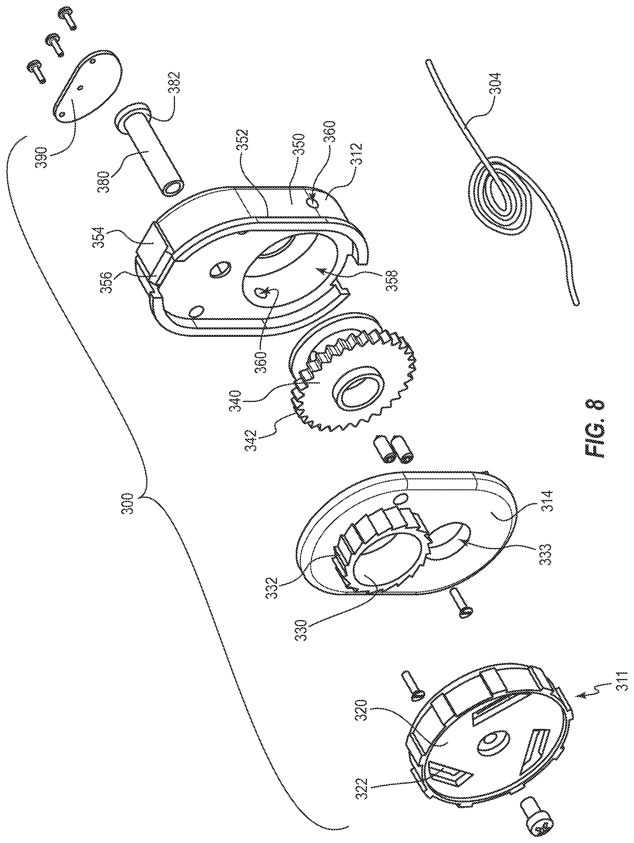 Patent US12310864 Figure 8 – Adjustable prosthetic interfaces and related systems and methods