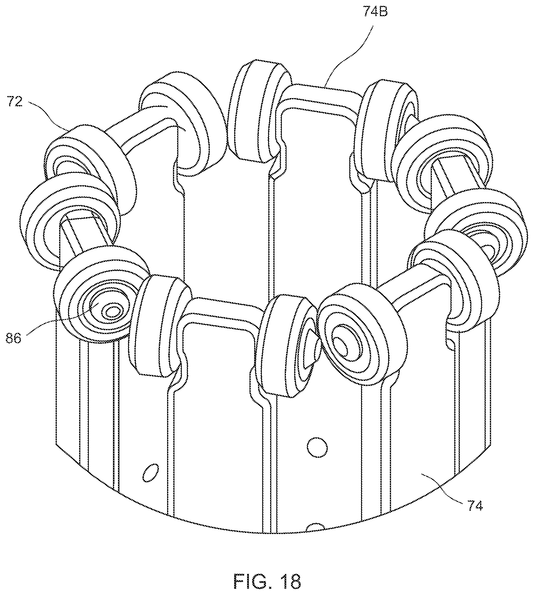 Patent US12310865 Figure 12 – Hands-free apparatus to apply a liner to an amputated appendage