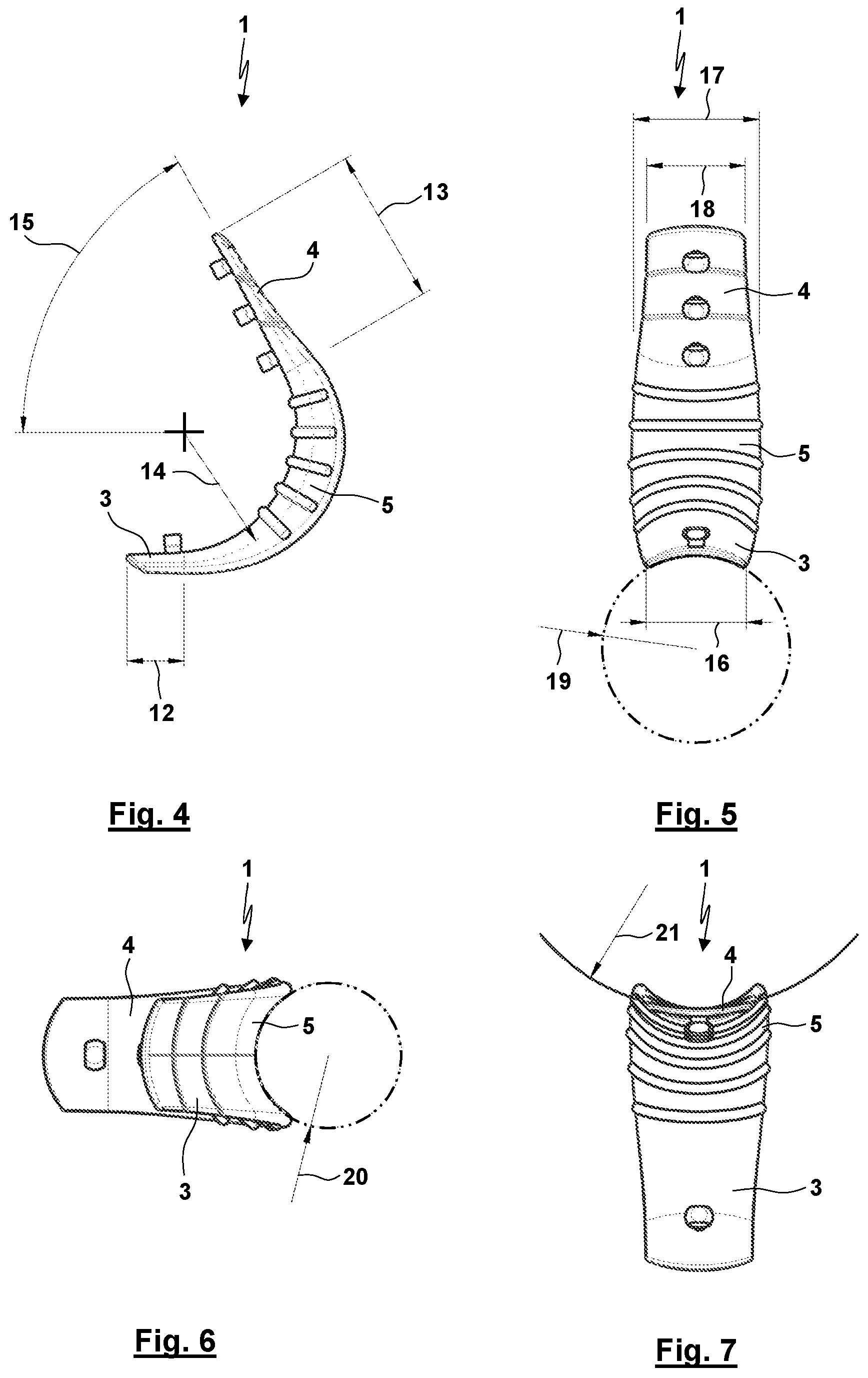 Patent US12310872 Figure 4 – Thumb orthosis and set of a plurality of thumb orthoses
