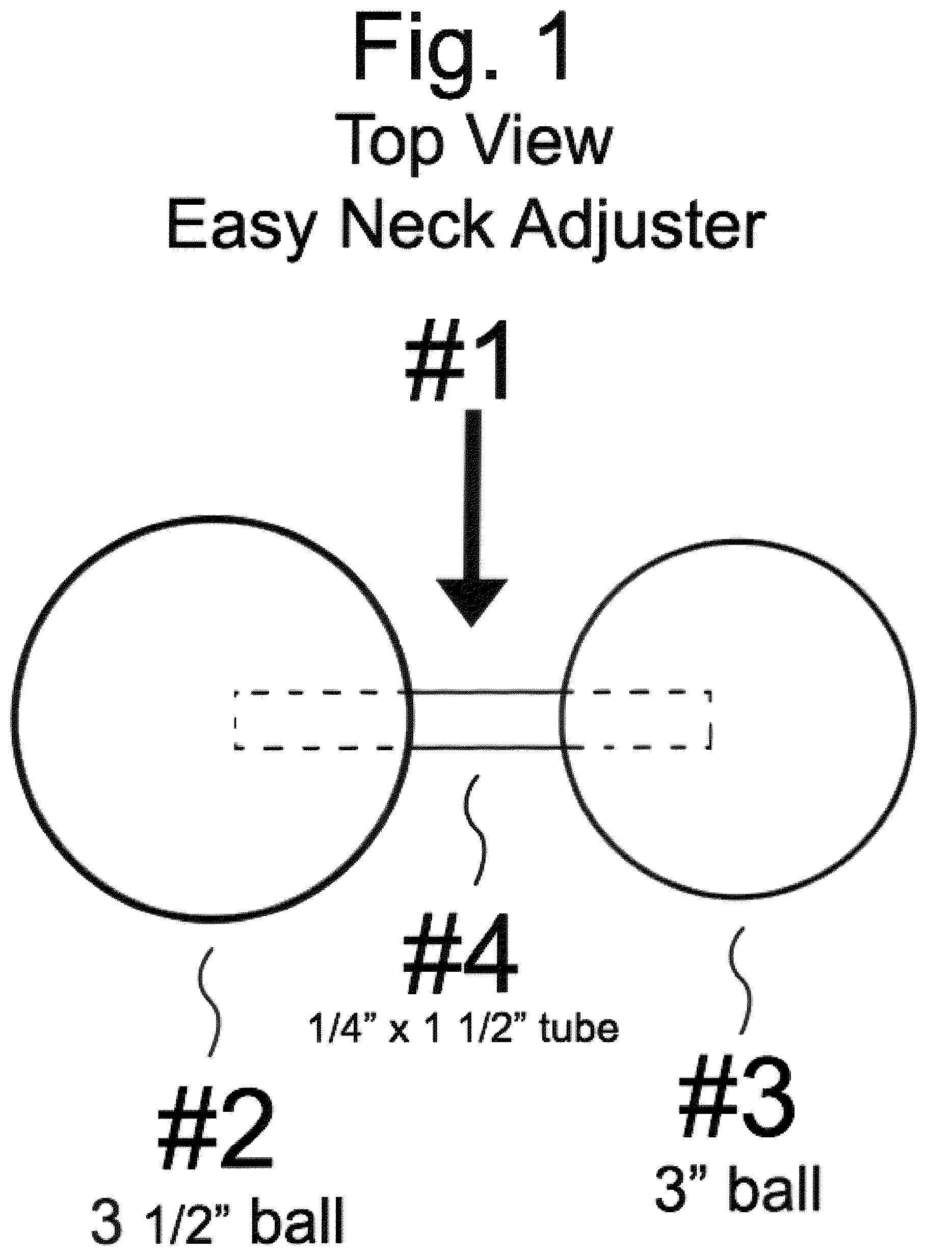 Patent US12310876 Figure 1 – Easy neck adjuster