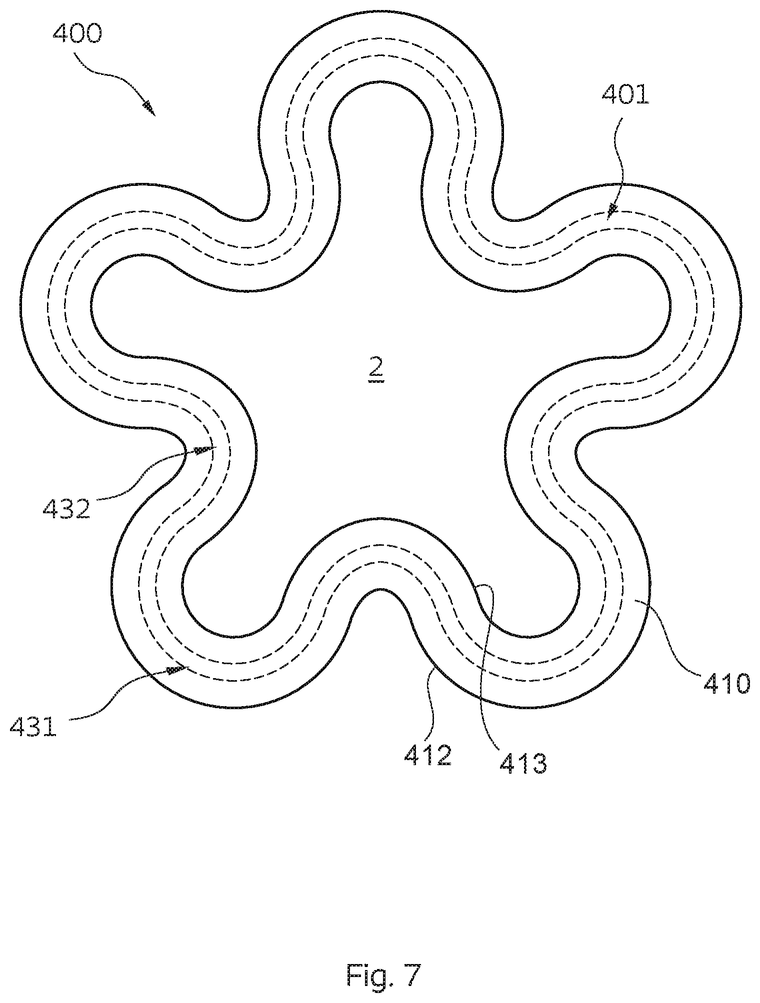 Patent US12310877 Figure 12 – Sensor patch for an ostomy appliance