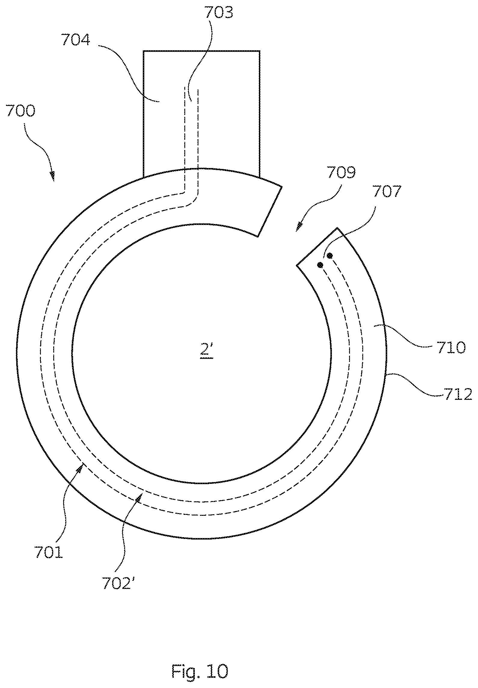 Patent US12310877 Figure 15 – Sensor patch for an ostomy appliance