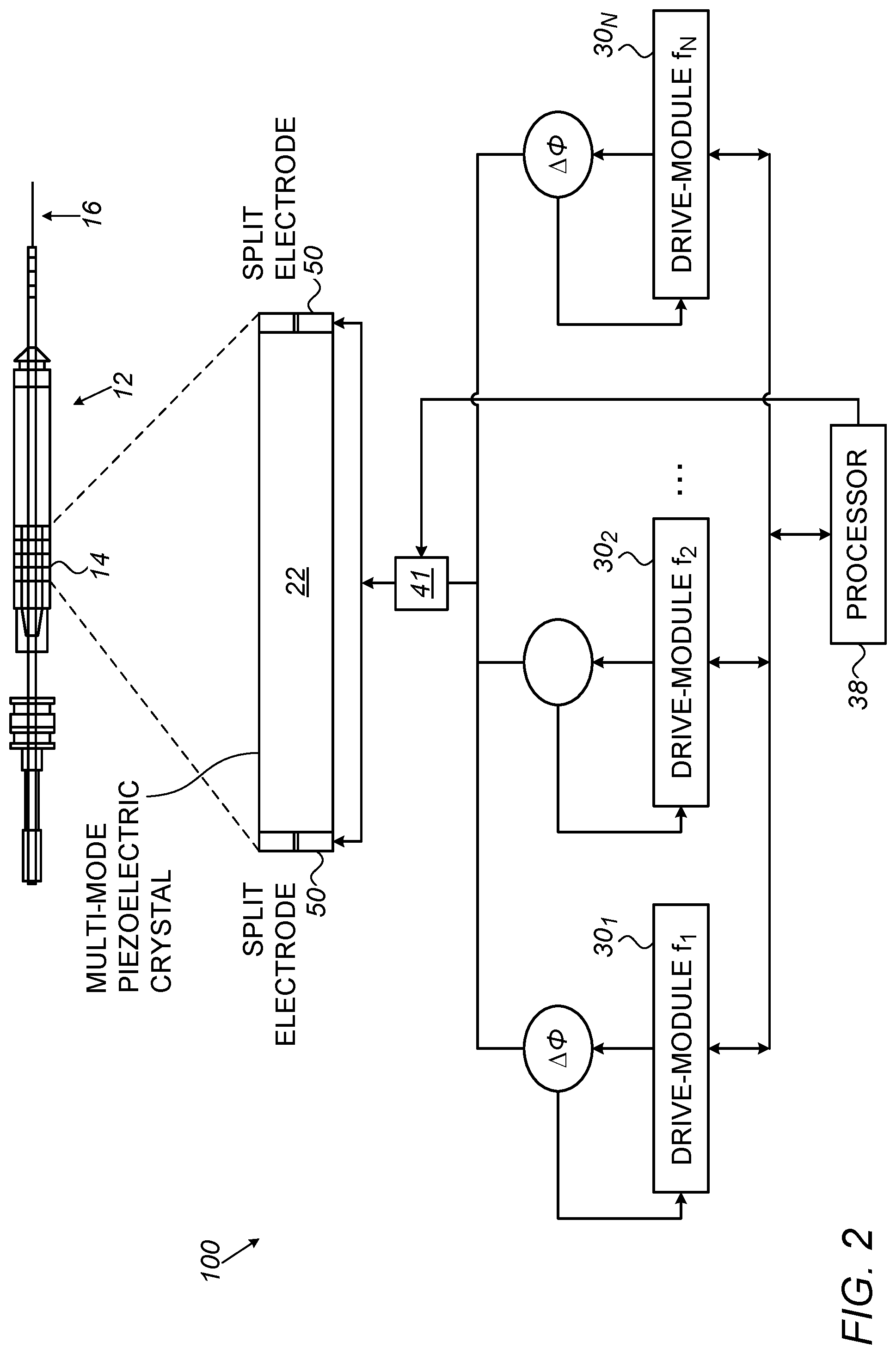 Patent US12310888 Figure 2 – On-the-fly tuning for piezoelectric ultrasonic handpieces