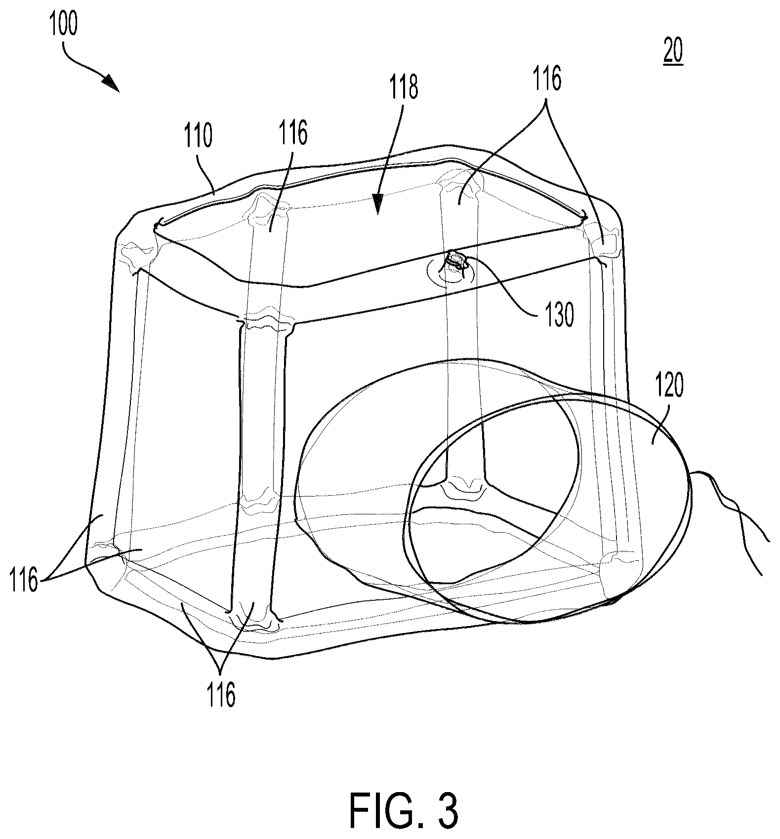 Patent US12310897 Figure 6 – Negative pressure aerosolization mitigation devices and methods