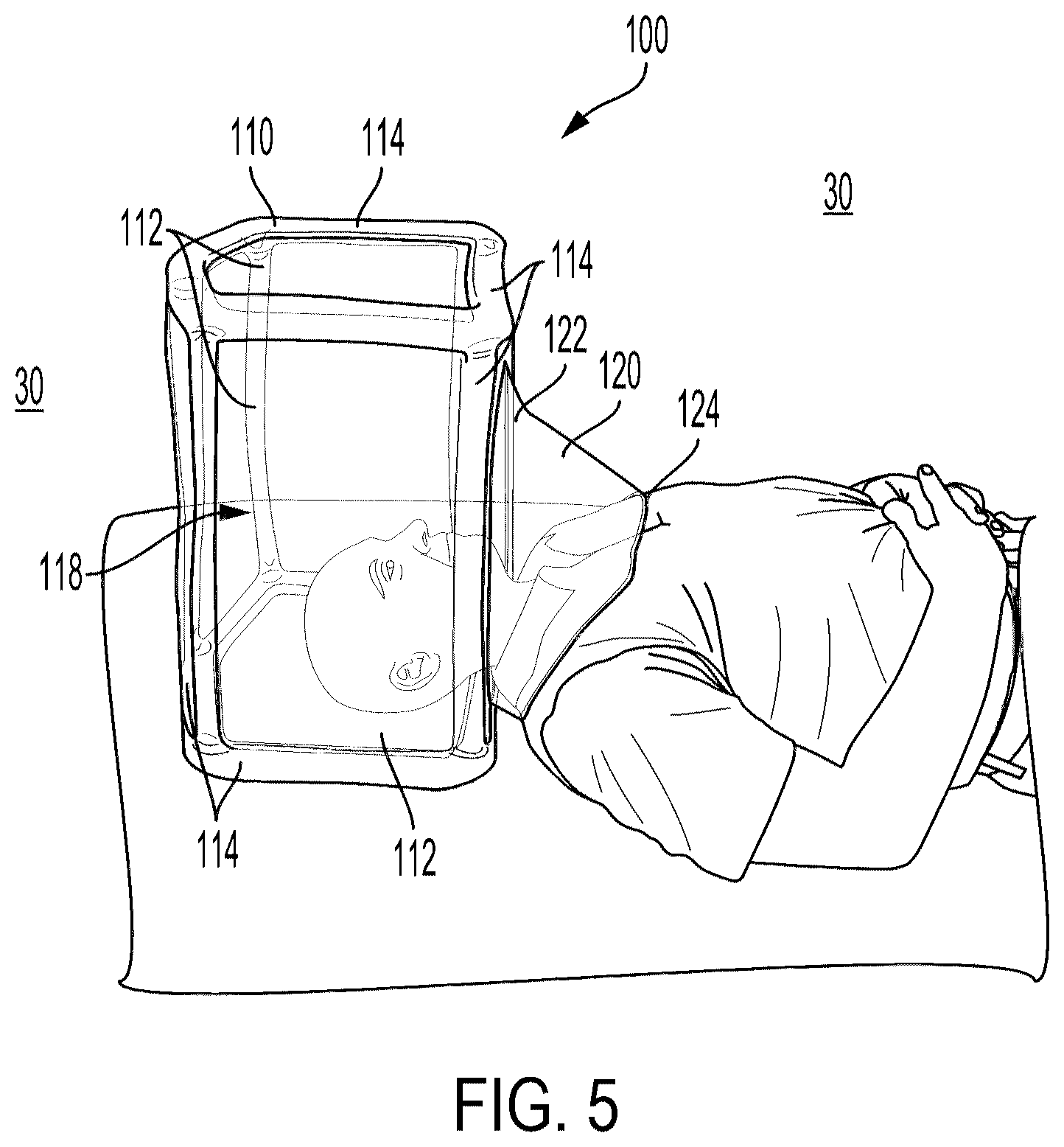 Patent US12310897 Figure 8 – Negative pressure aerosolization mitigation devices and methods