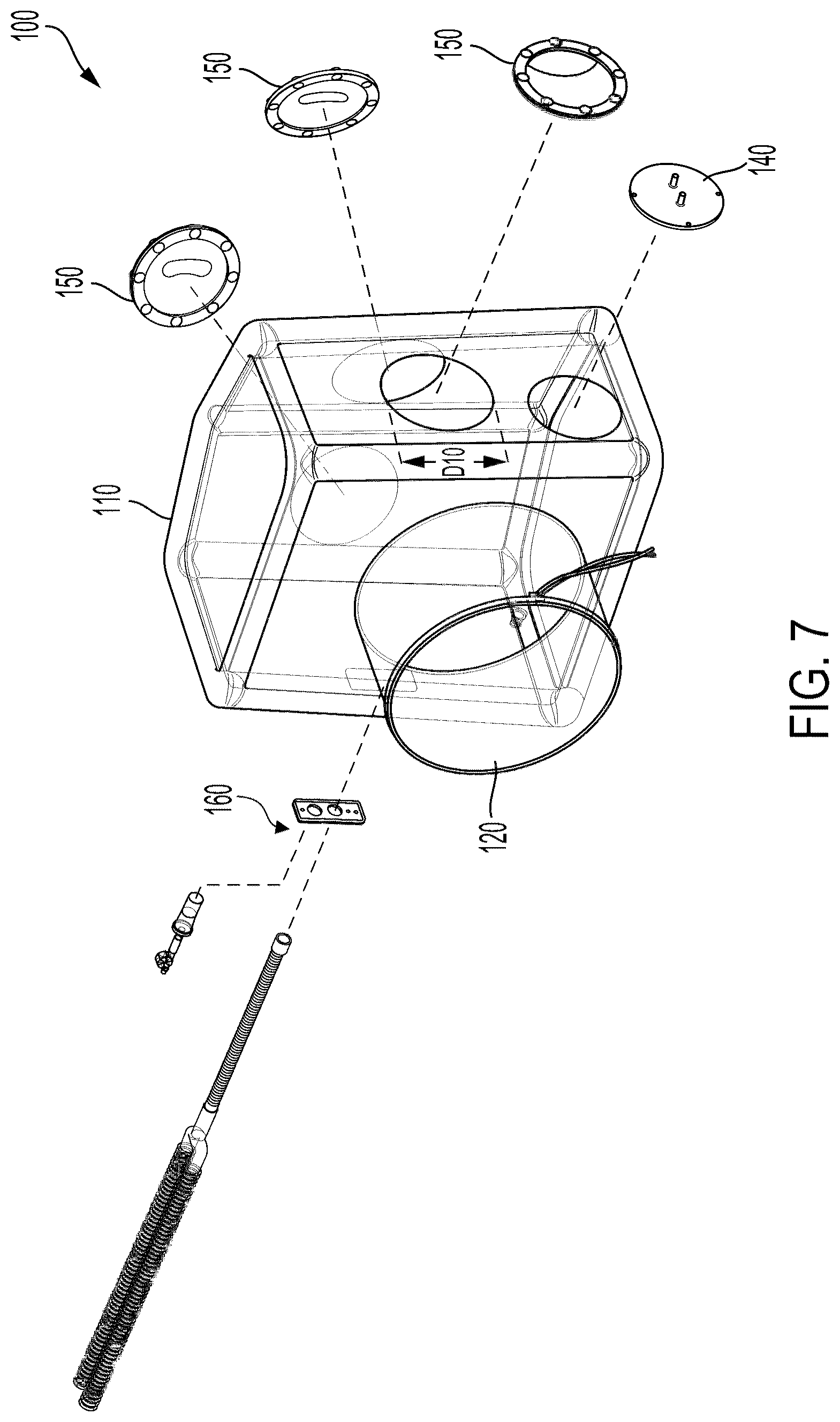 Patent US12310897 Figure 10 – Negative pressure aerosolization mitigation devices and methods