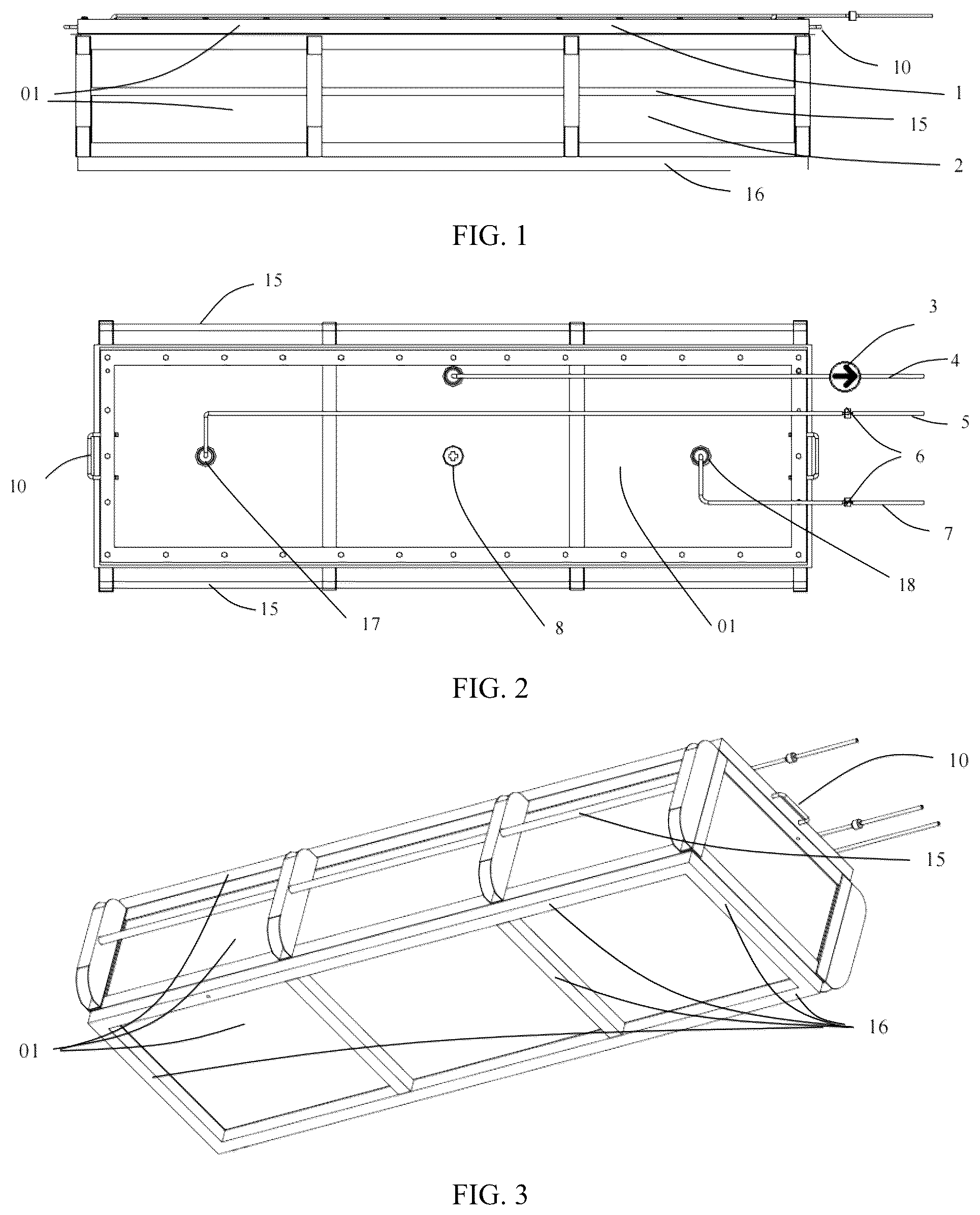 Patent US12310899 Figure 1 – Coffin and method for collecting human bones