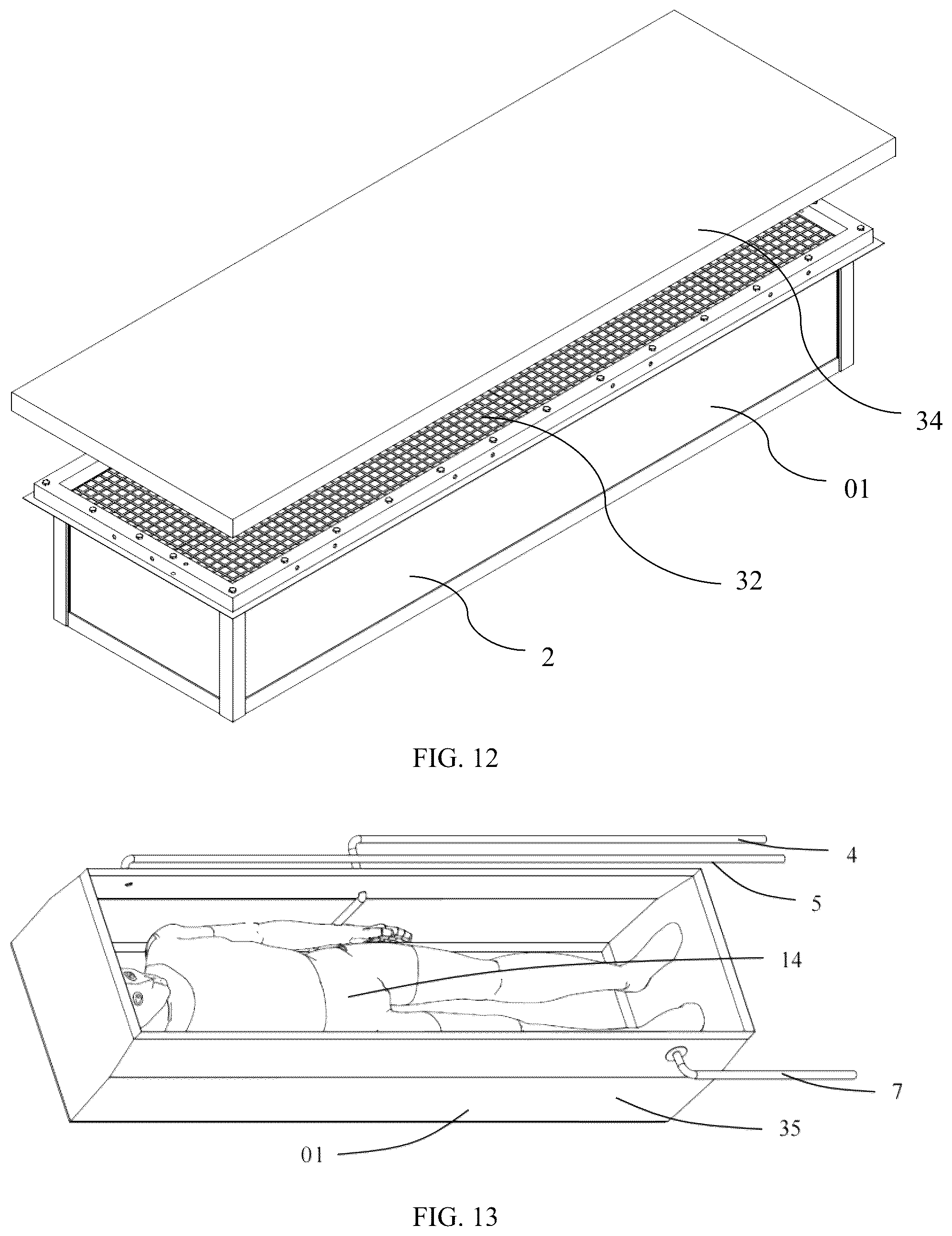 Patent US12310899 Figure 6 – Coffin and method for collecting human bones
