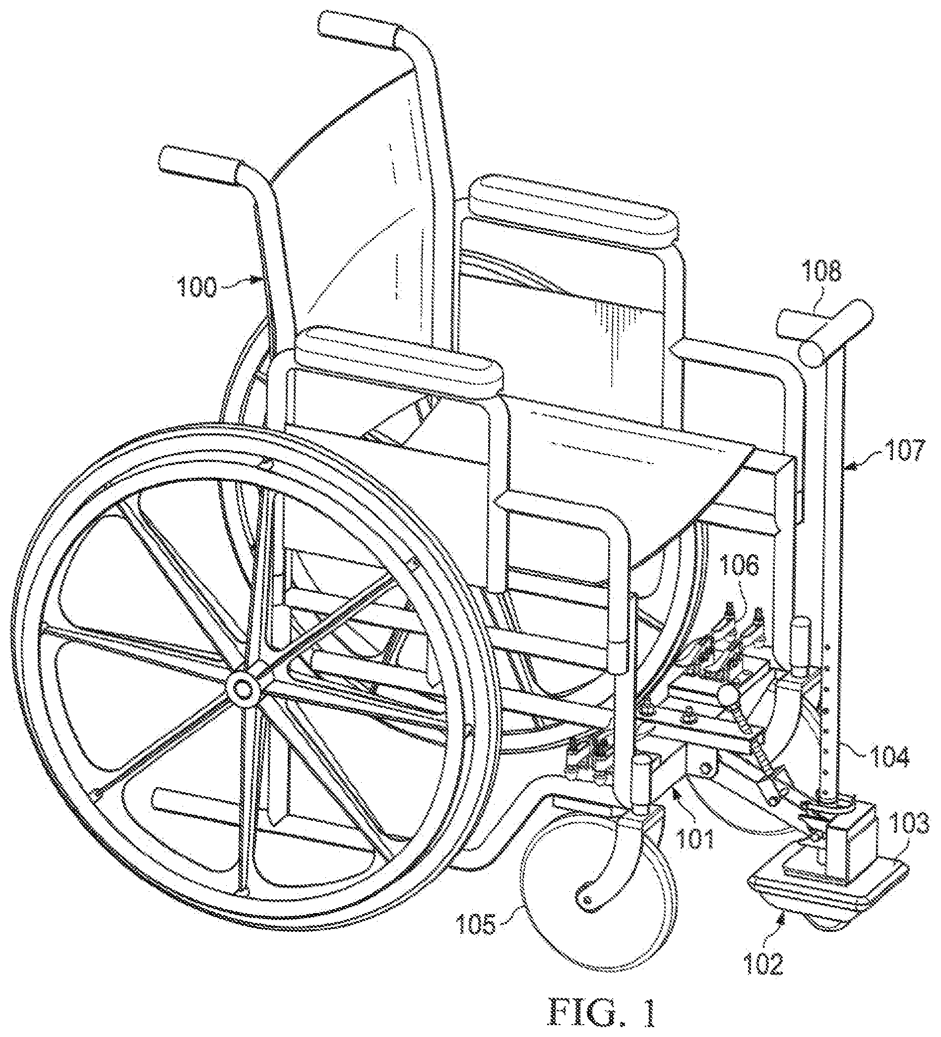 Patent US12310900 Figure 1 – Tractor driven assisted mobility system, device and method