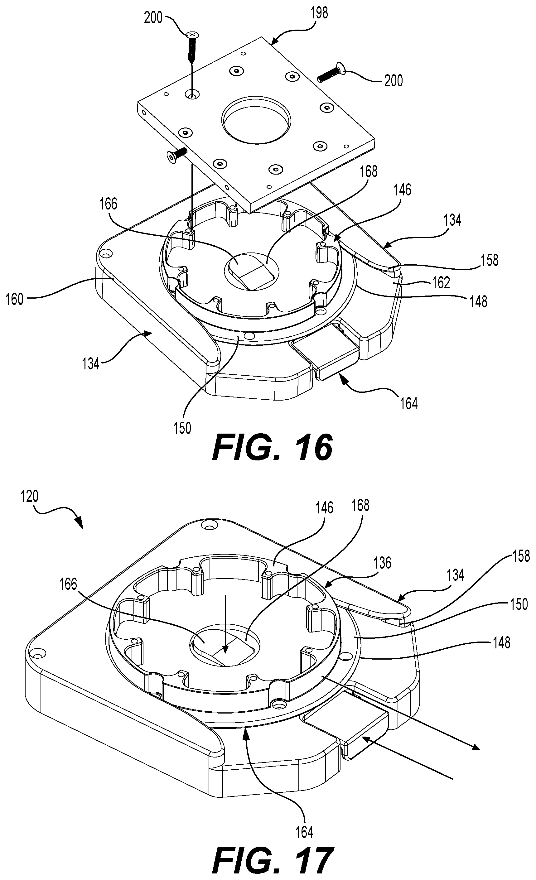 Patent US12310901 Figure 15 – Coupling systems for releasably coupling equipment to a patient transport systems