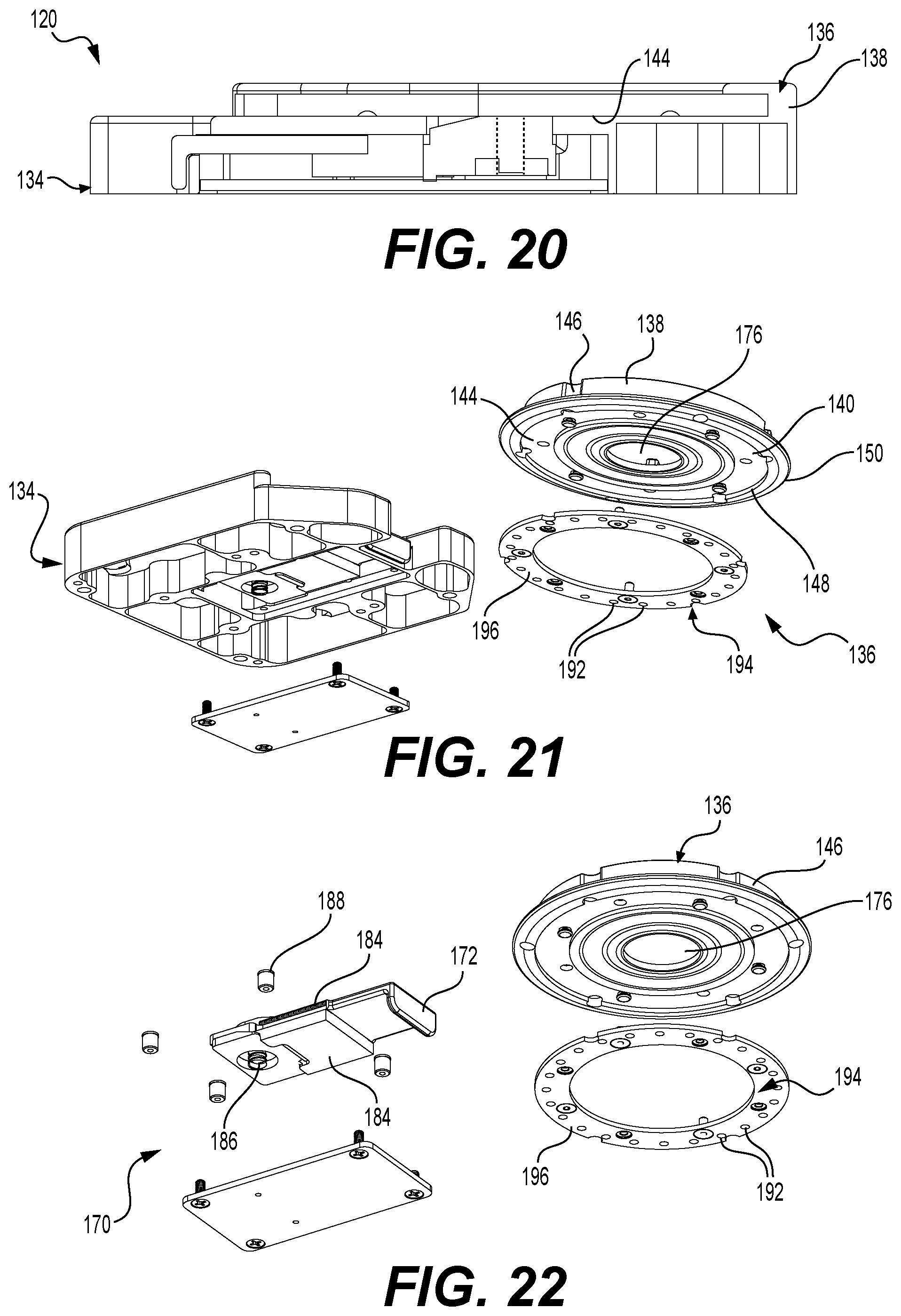 Patent US12310901 Figure 17 – Coupling systems for releasably coupling equipment to a patient transport systems