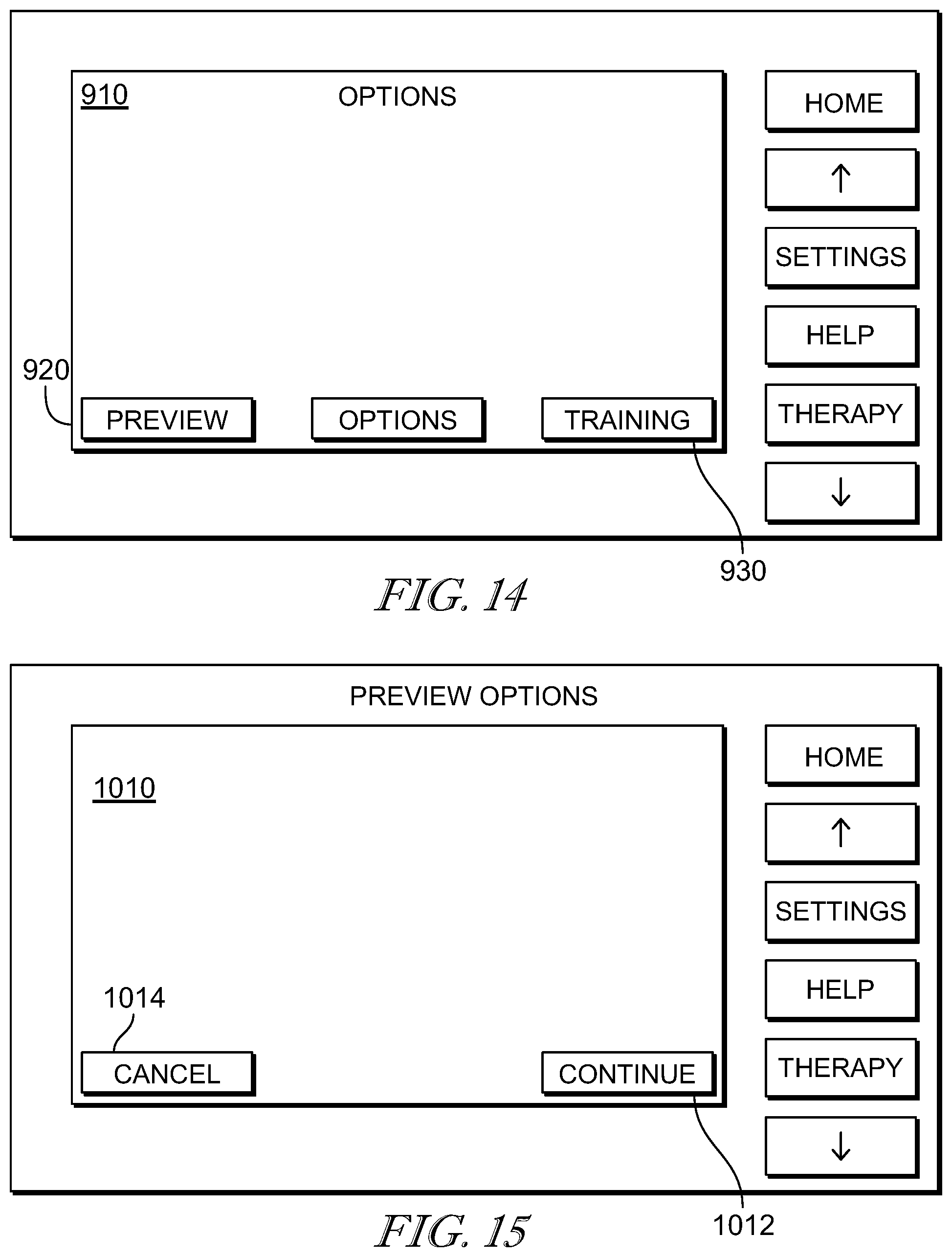 Patent US12310903 Figure 10 – Preview function for continuous lateral rotation therapy