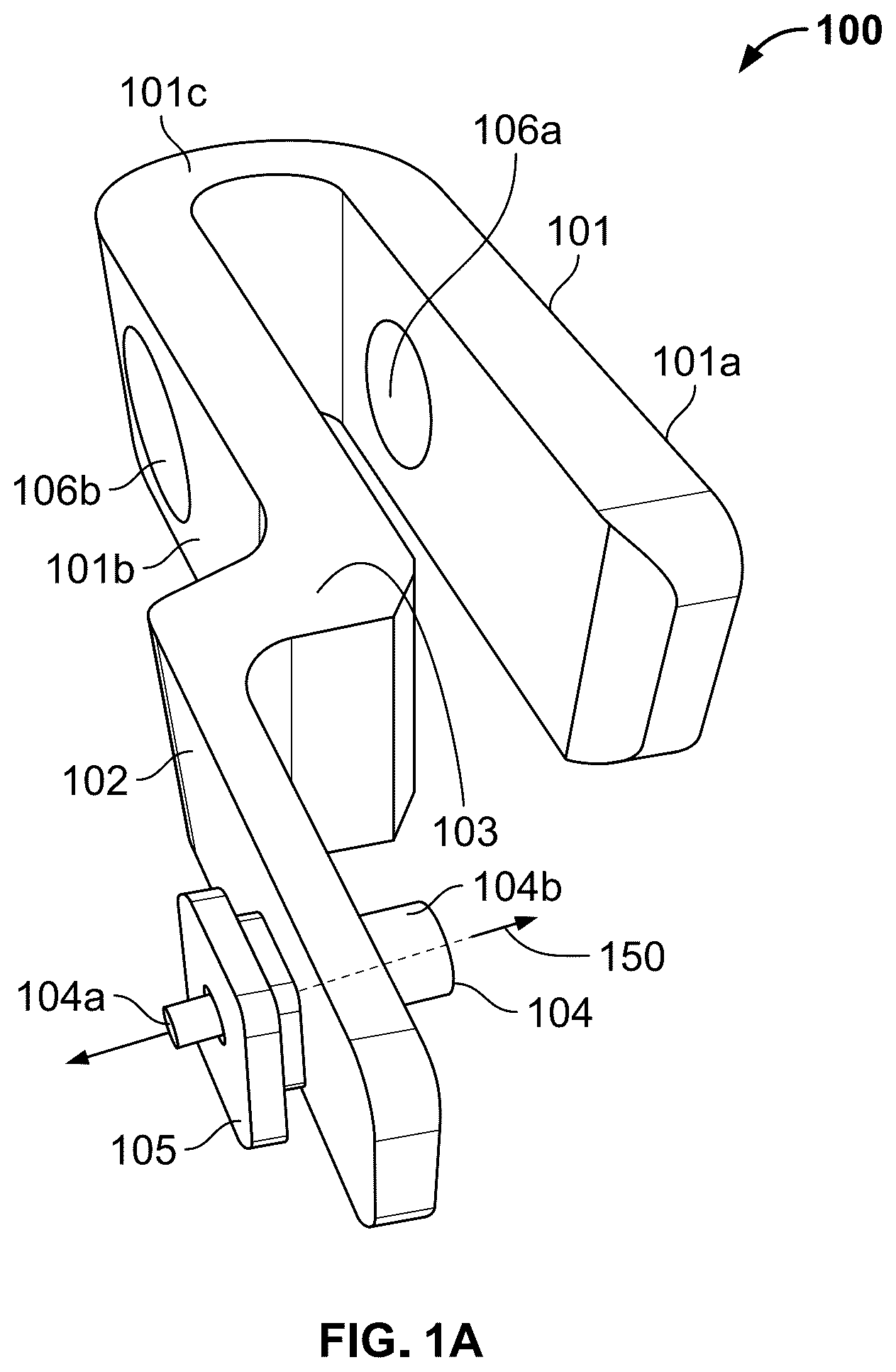Patent US12310904 Figure 1 – Systems and methods for mounting medical equipment