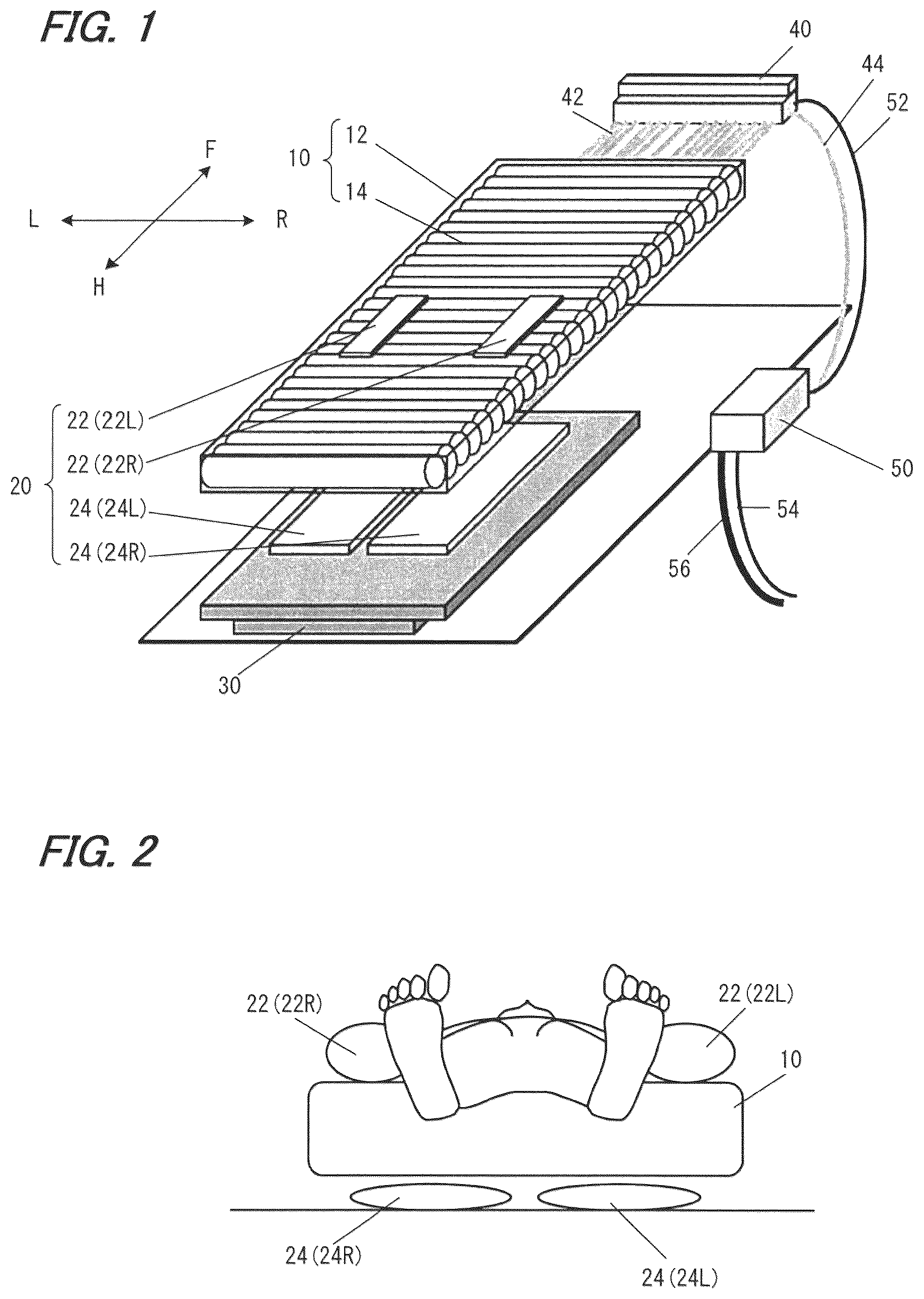 Patent US12310905 — Bed apparatus and patient detection method — Figure 1