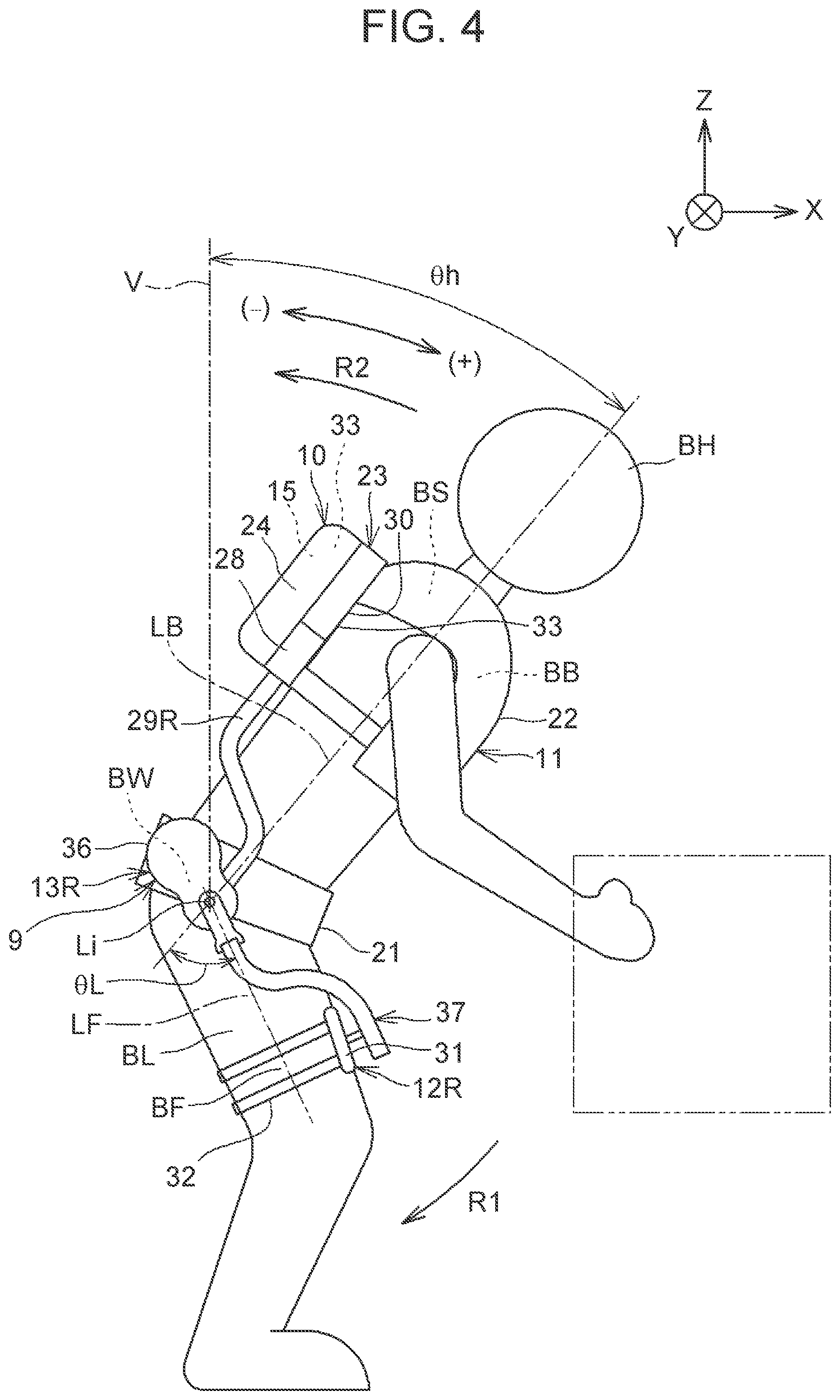 Patent US12310908 Figure 4 – Assist device