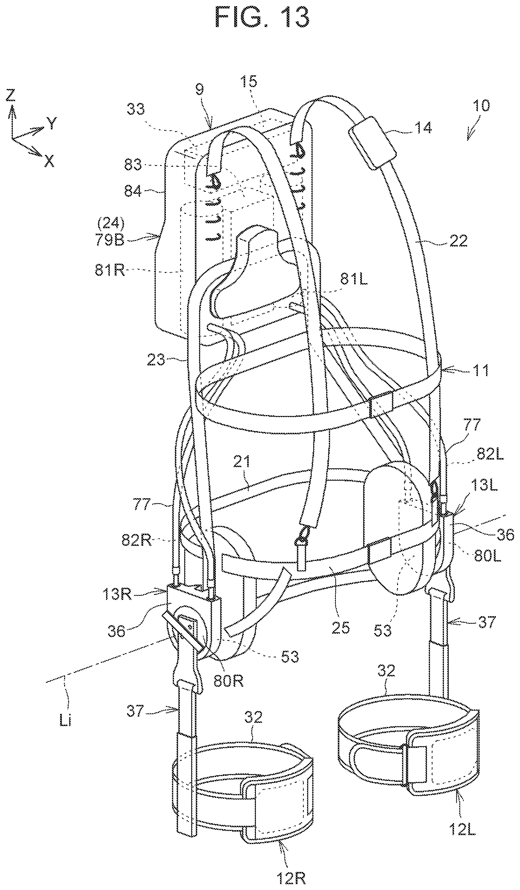 Patent US12310908 Figure 13 – Assist device