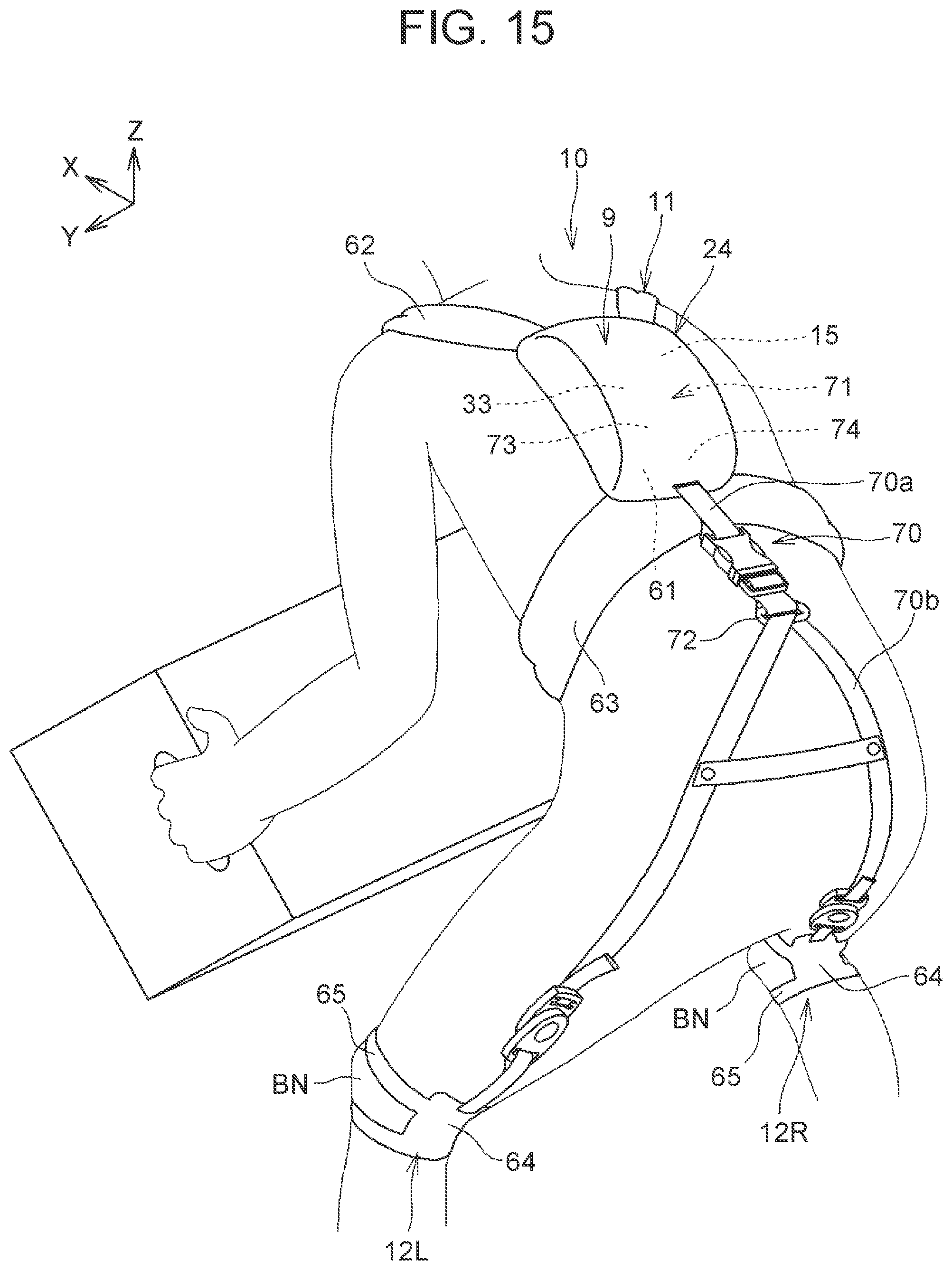 Patent US12310908 Figure 15 – Assist device