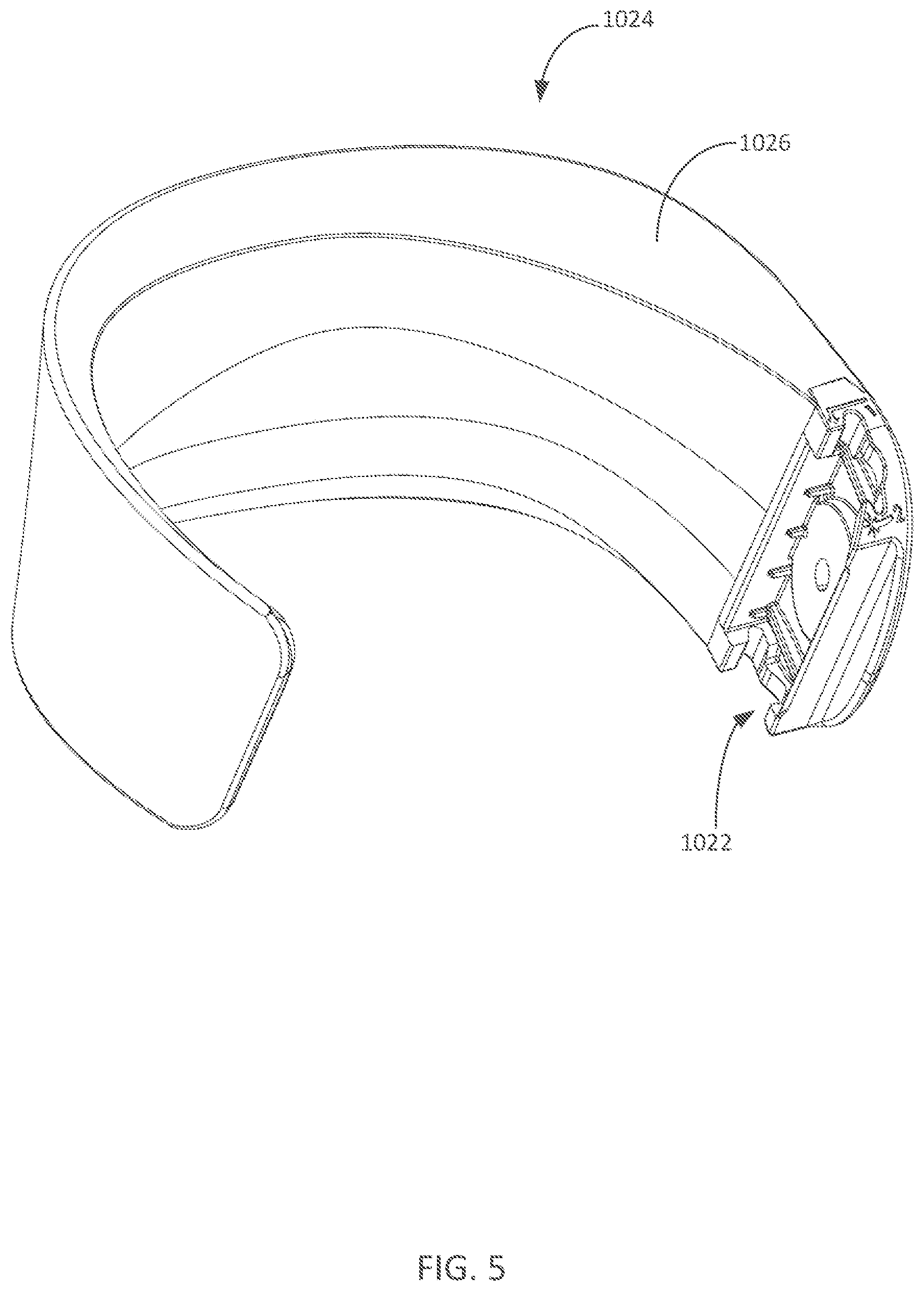 Patent US12310915 Figure 5 – Reclined crutch