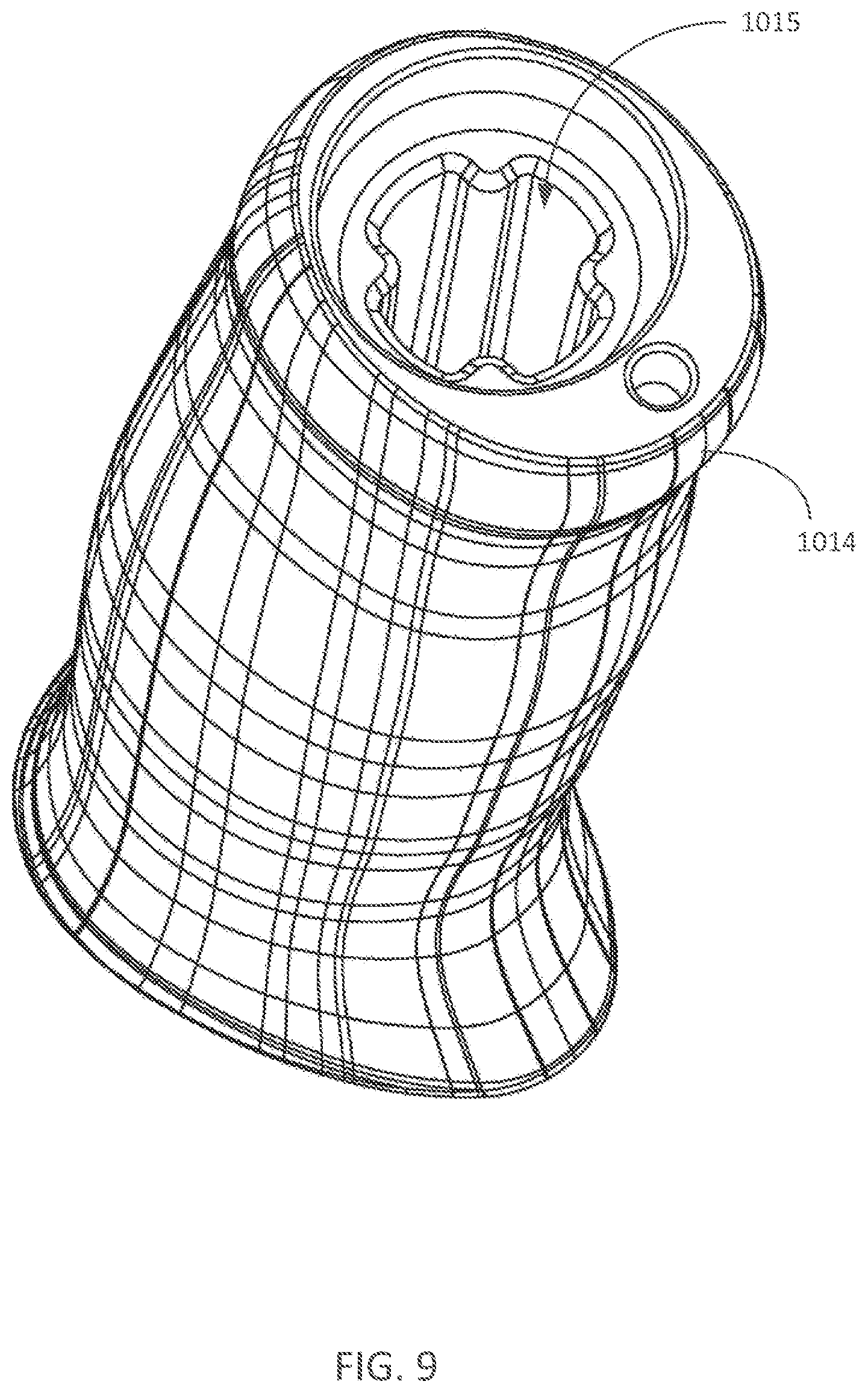 Patent US12310915 Figure 10 – Reclined crutch