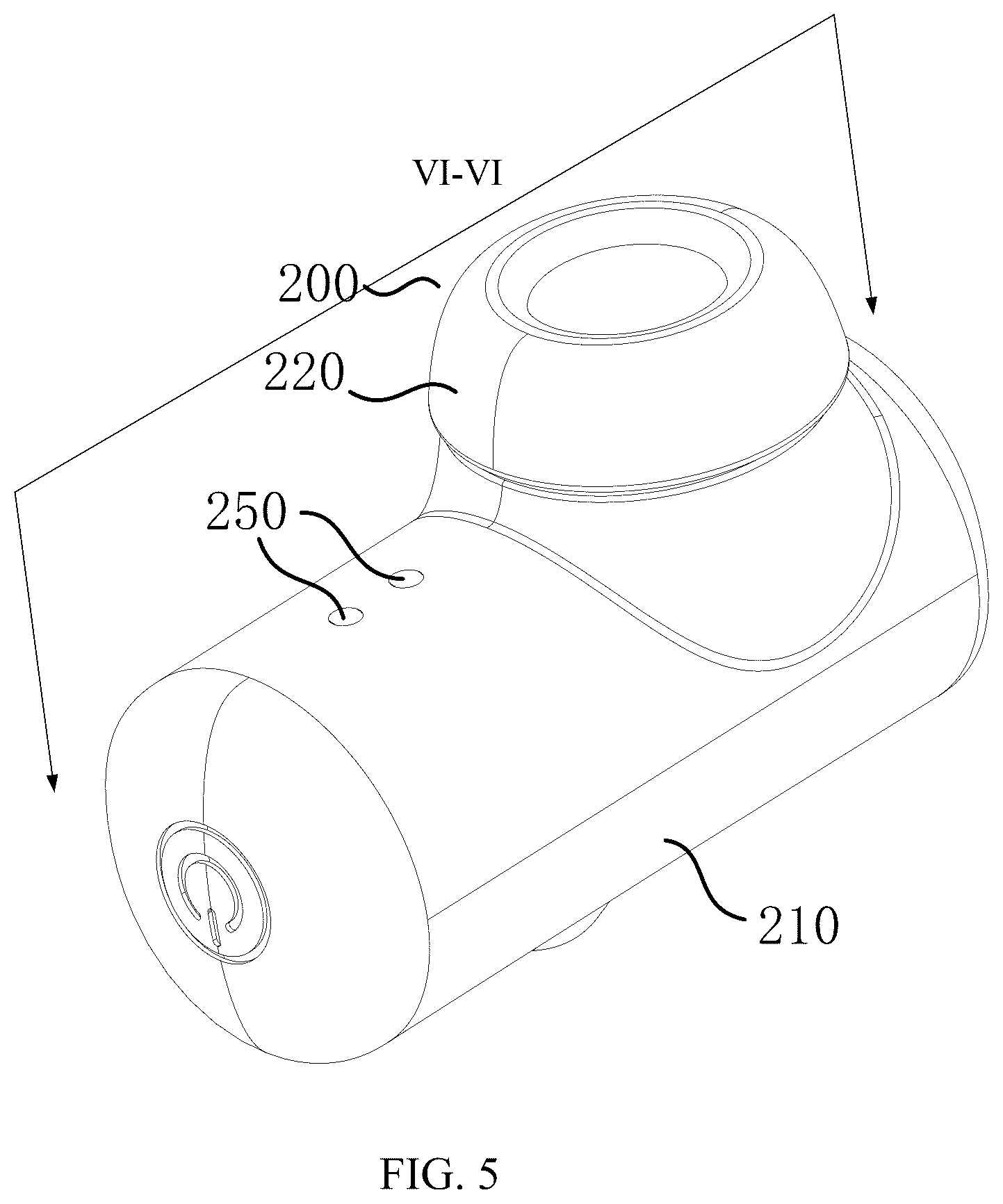 Patent US12310919 Figure 5 – Storage case and massager system