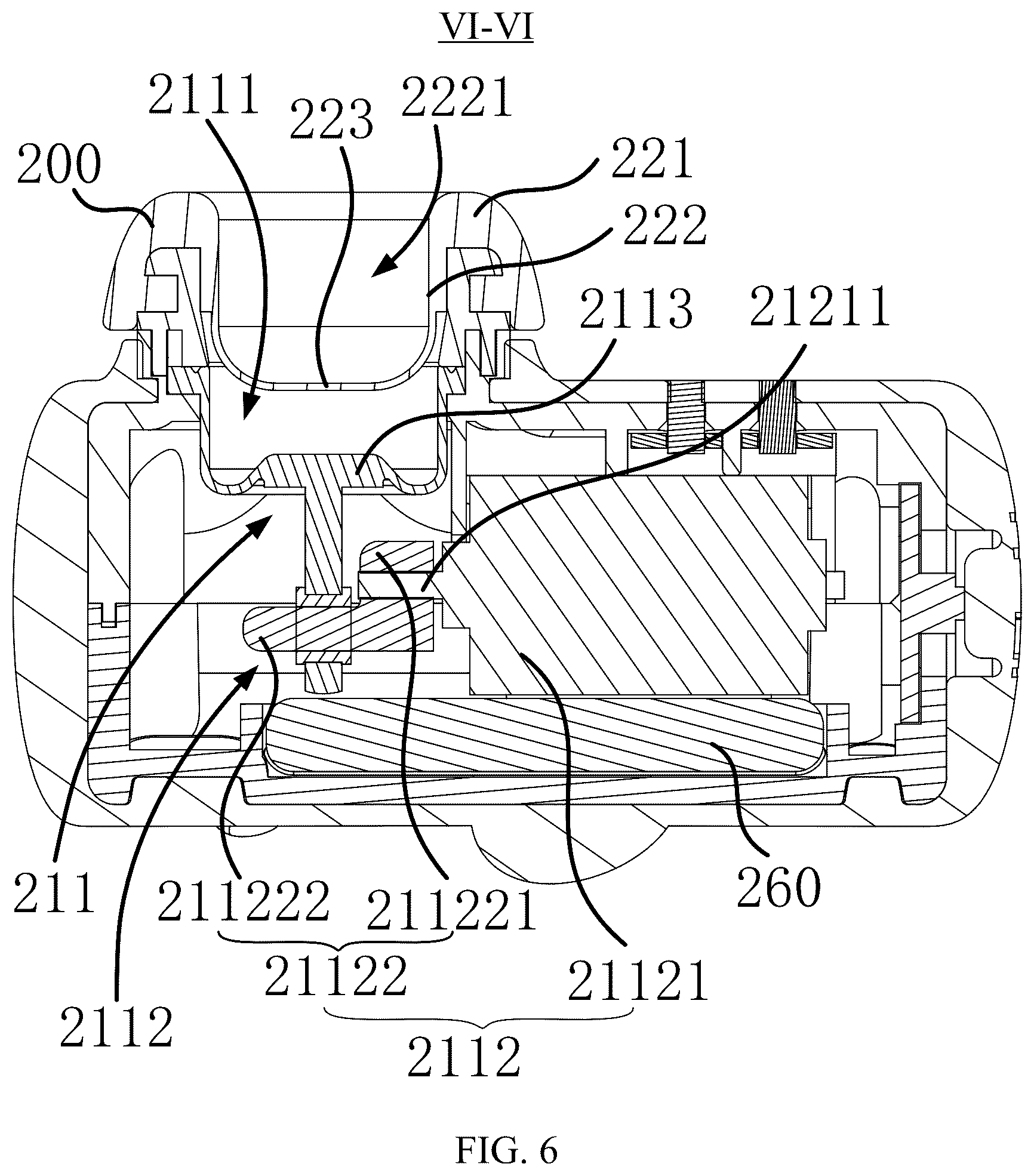Patent US12310919 Figure 6 – Storage case and massager system