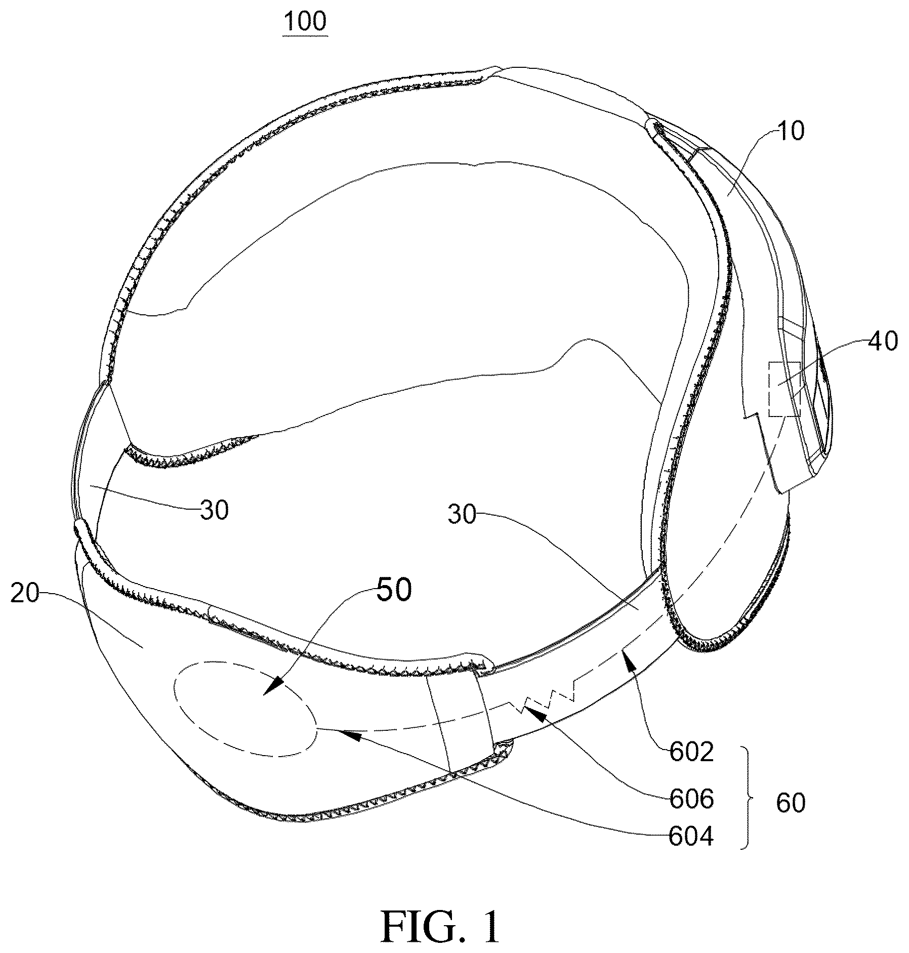 Patent US12310920 Figure 1 – Massager