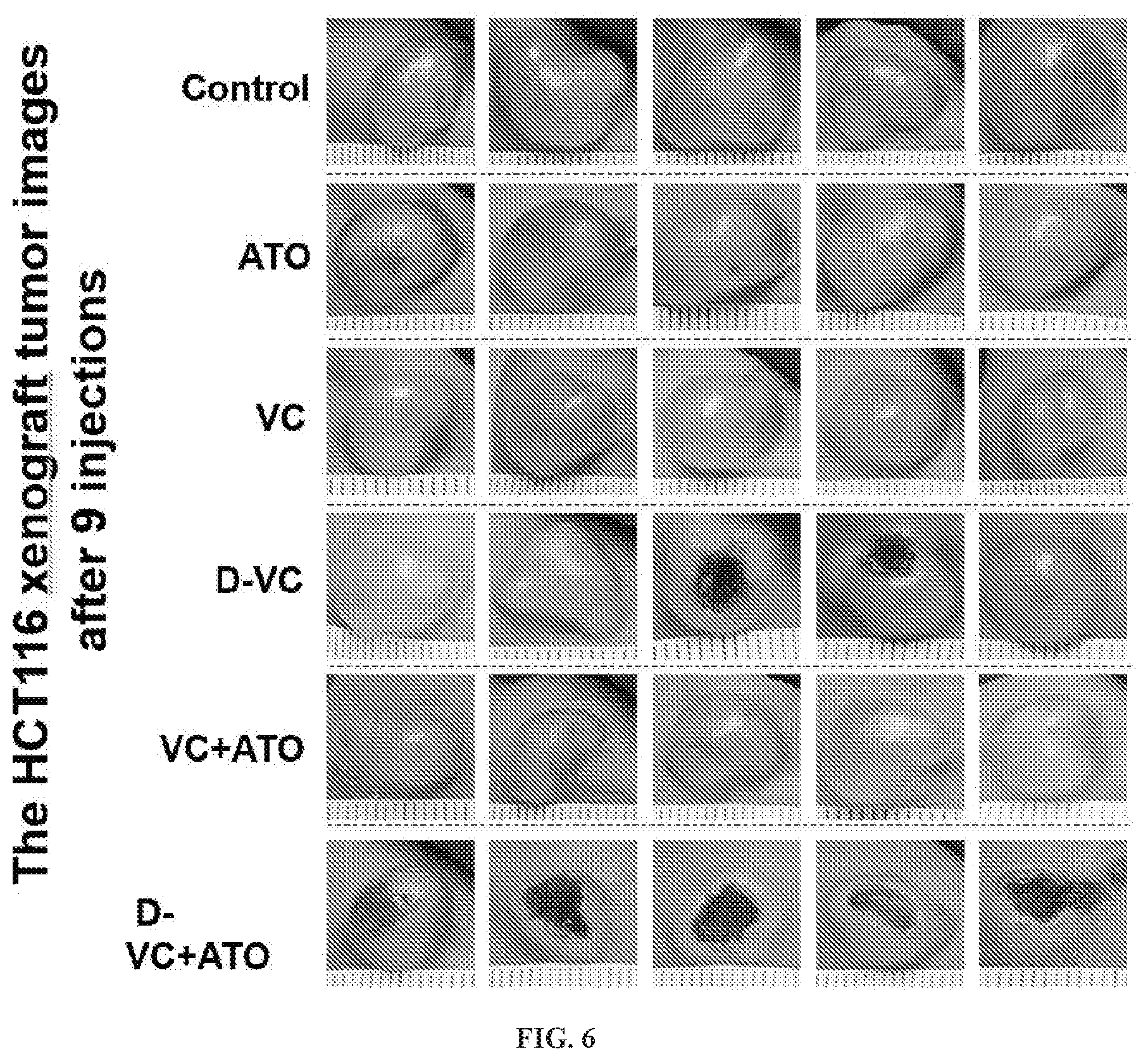 Patent US12310986 Figure 6 – Compositions and methods for the treatment of cancer cells by induction of cytotoxic oxidative stress